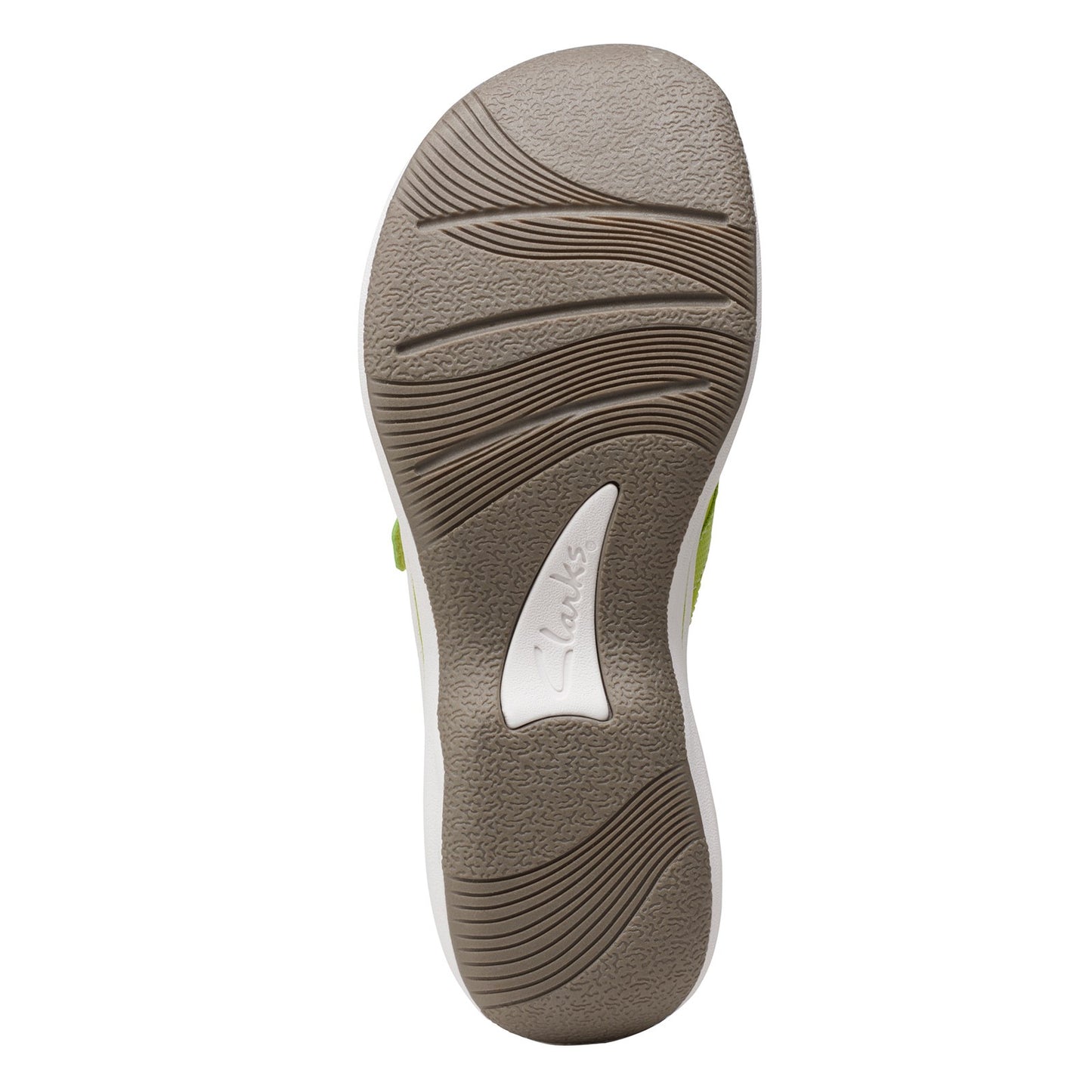 Peltz Shoes Women's Clarks Breeze Sea Sandal LIME 26160788