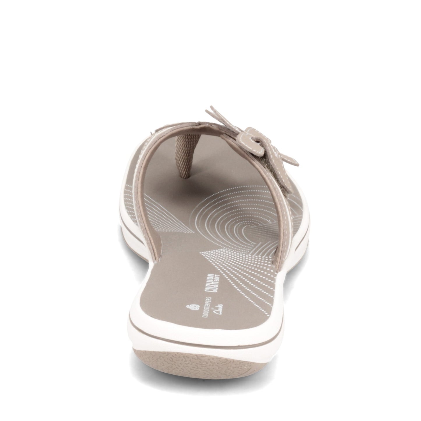 Peltz Shoes Women's Clarks Brinkley Flora Sandal TAUPE 26160791