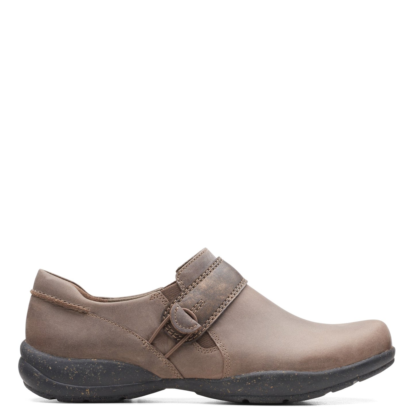 Peltz Shoes Women's Clarks Roseville Dot Slip-On TAUPE 26162224