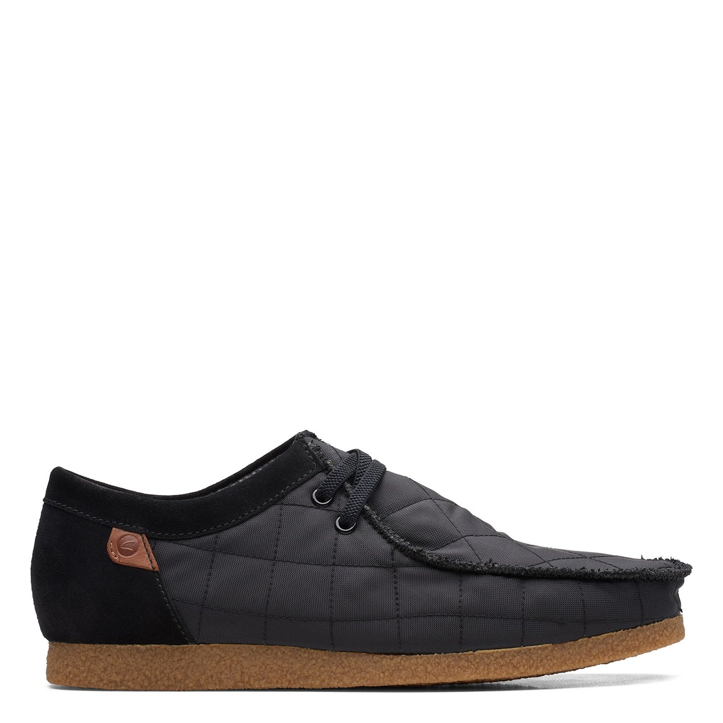 Peltz Shoes Men's Clarks Shacre II Step Oxford BLACK FABRIC 26162714