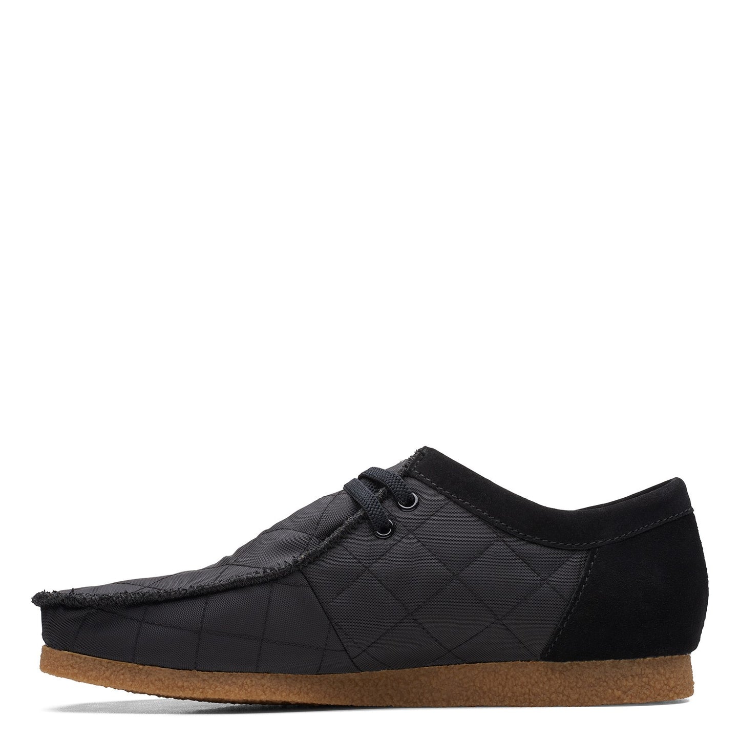 Peltz Shoes Men's Clarks Shacre II Step Oxford BLACK FABRIC 26162714