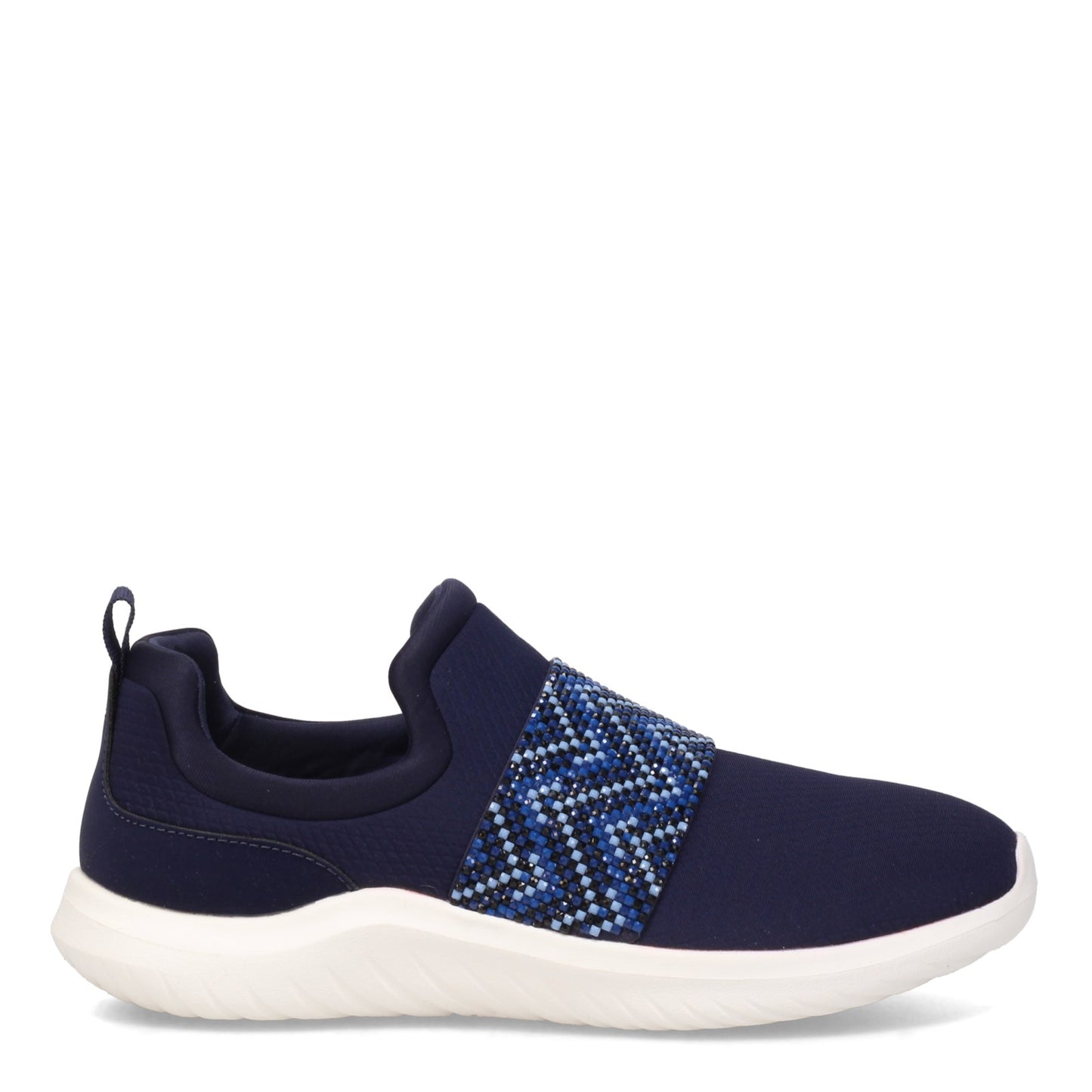 Peltz Shoes Women's Clarks Nova Way Slip-On NAVY 26162994