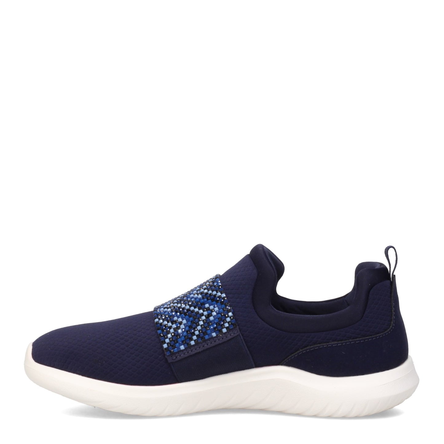 Peltz Shoes Women's Clarks Nova Way Slip-On NAVY 26162994