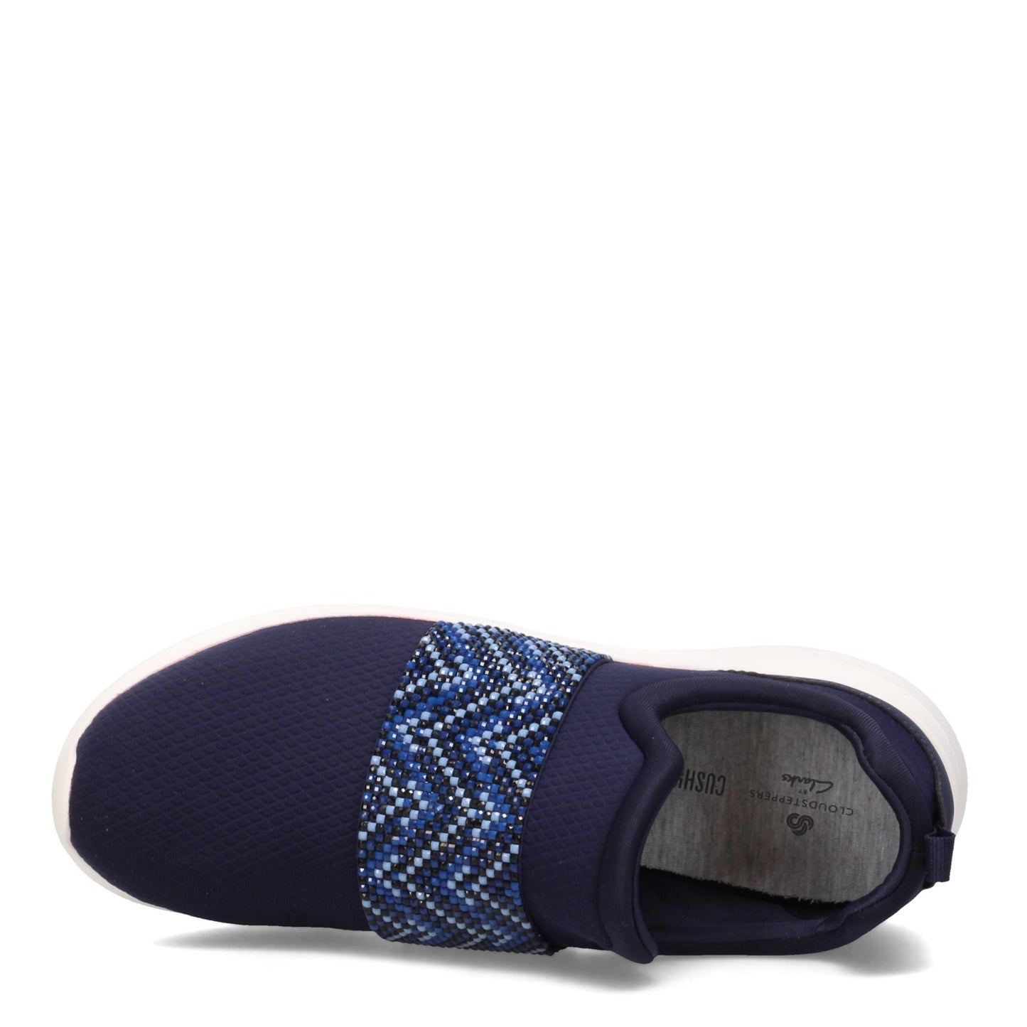 Peltz Shoes Women's Clarks Nova Way Slip-On NAVY 26162994