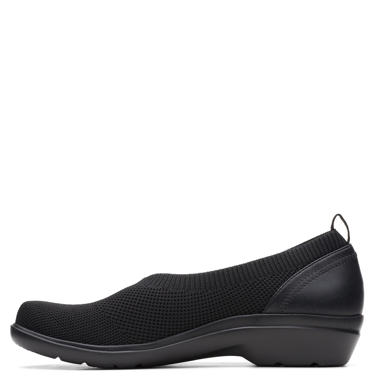 Peltz Shoes Women's Clarks Sashlyn Style Slip-On BLACK 26163135