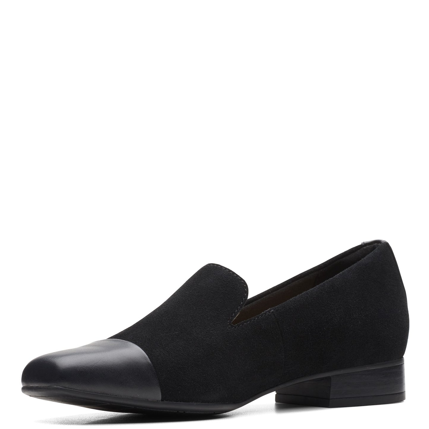 Peltz Shoes Women's Clarks Tilmont Step Loafer BLACK 26163330