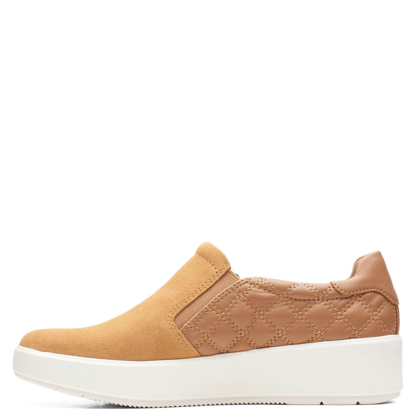 Peltz Shoes Women's Clarks Layton Step Sneaker LIGHT TAN 26163510