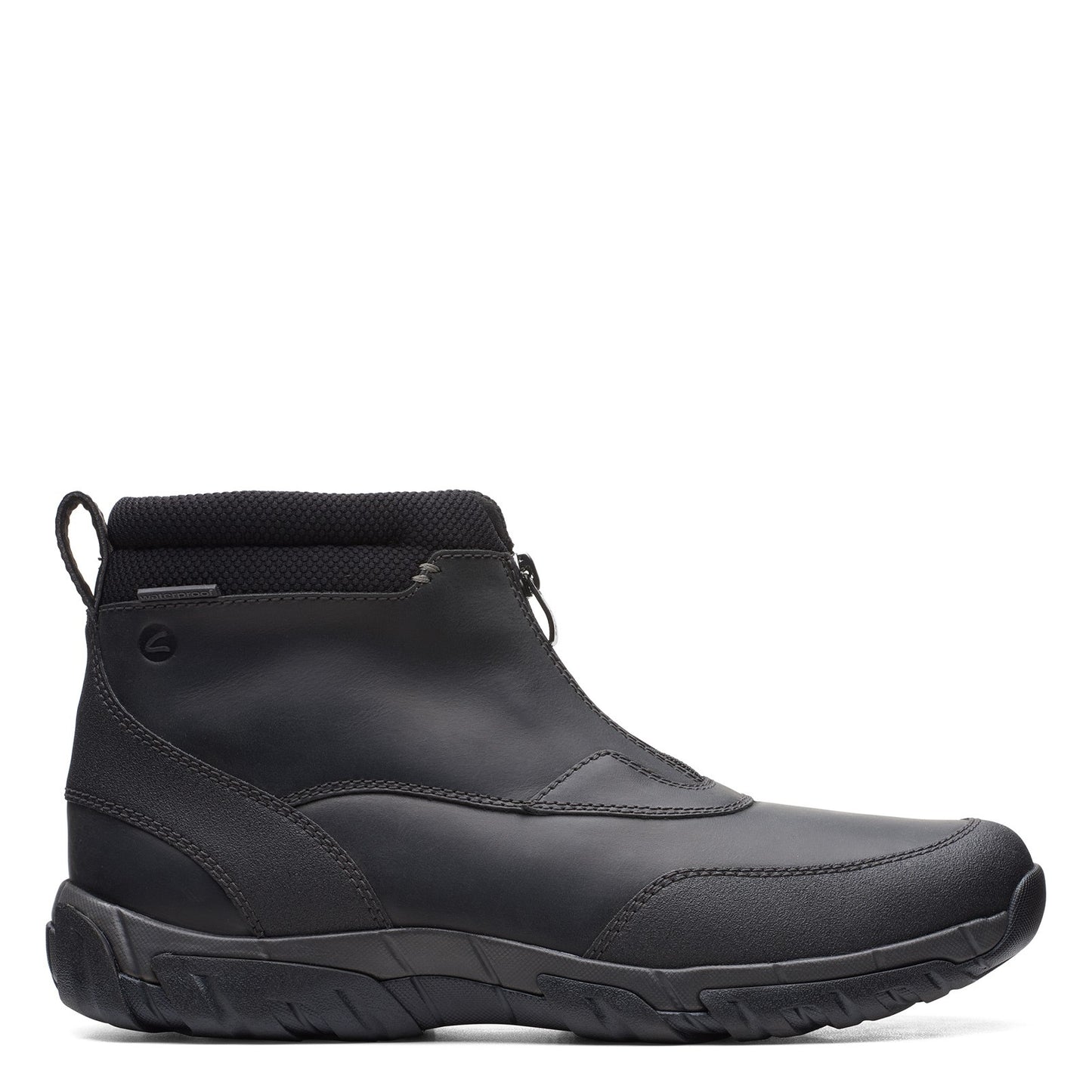 Peltz Shoes Men's Clarks Grove Zip II Boot BLACK 26163588