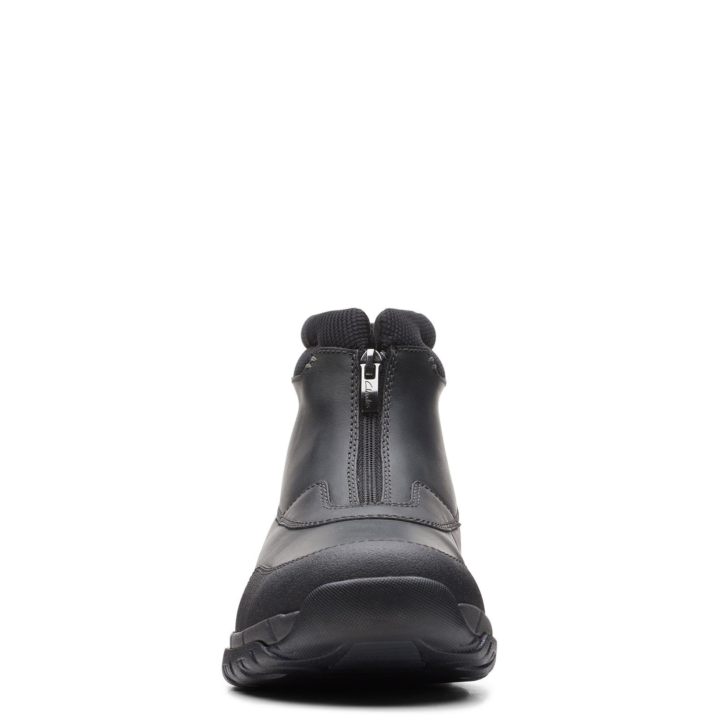 Peltz Shoes Men's Clarks Grove Zip II Boot BLACK 26163588