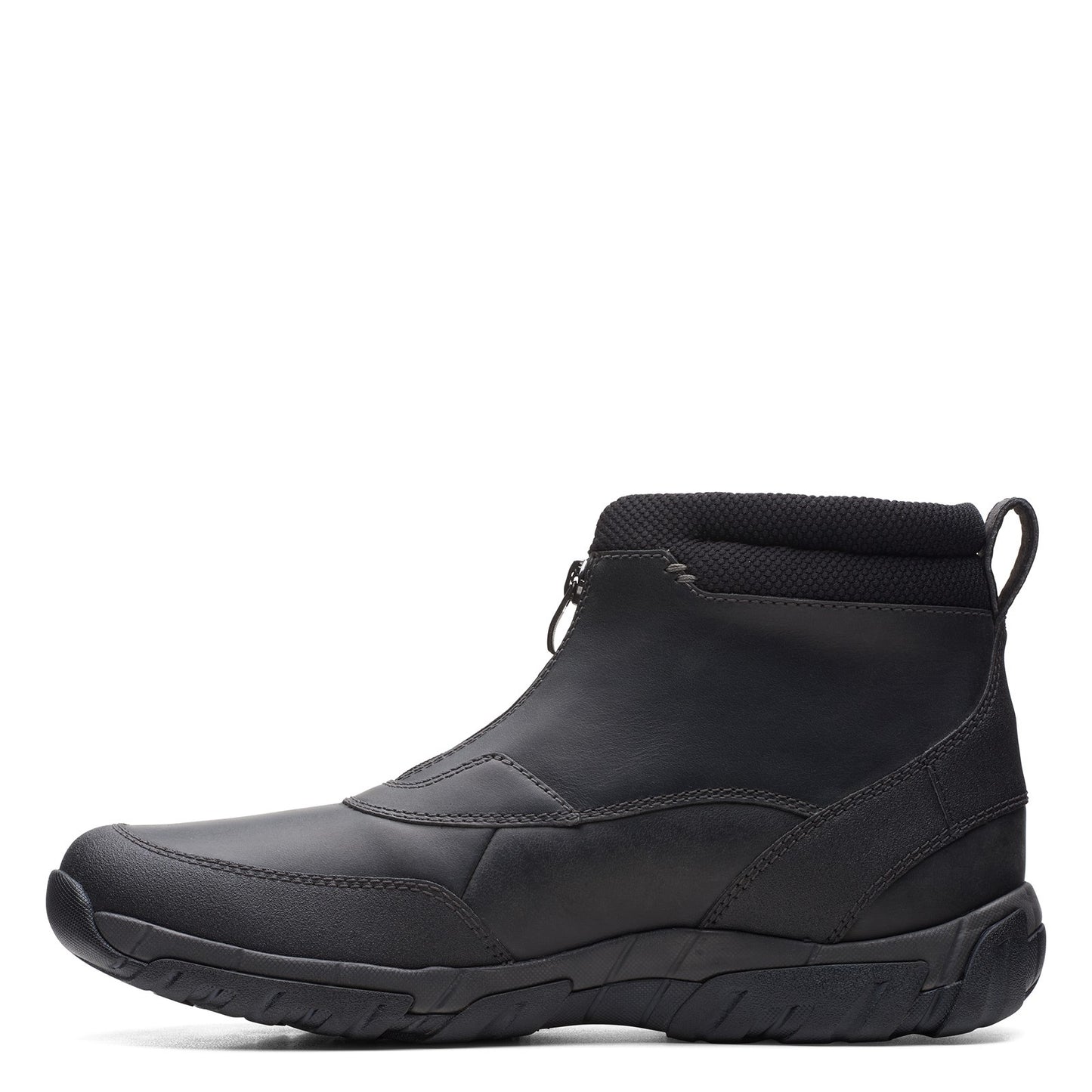 Peltz Shoes Men's Clarks Grove Zip II Boot BLACK 26163588