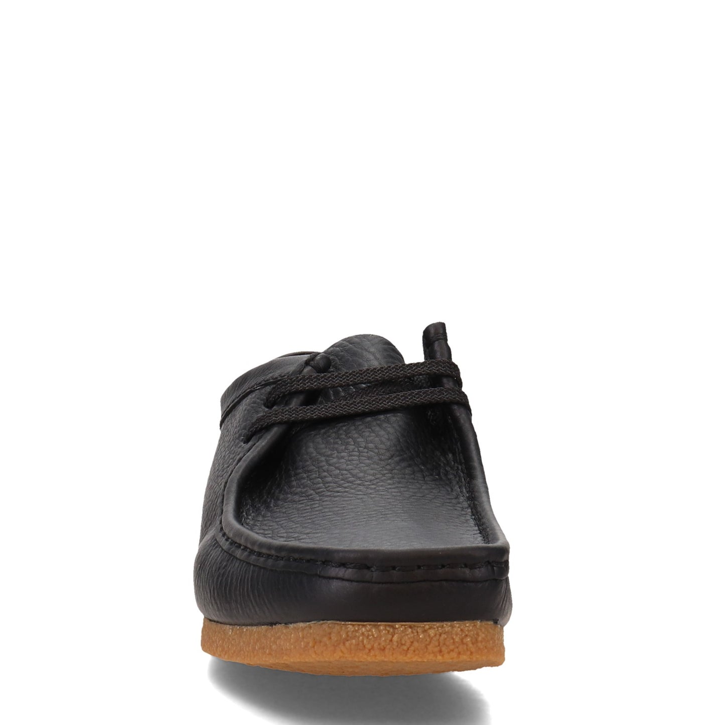 Peltz Shoes Men's Clarks Shacre II Run Shoe BLACK LEATHER 26163598