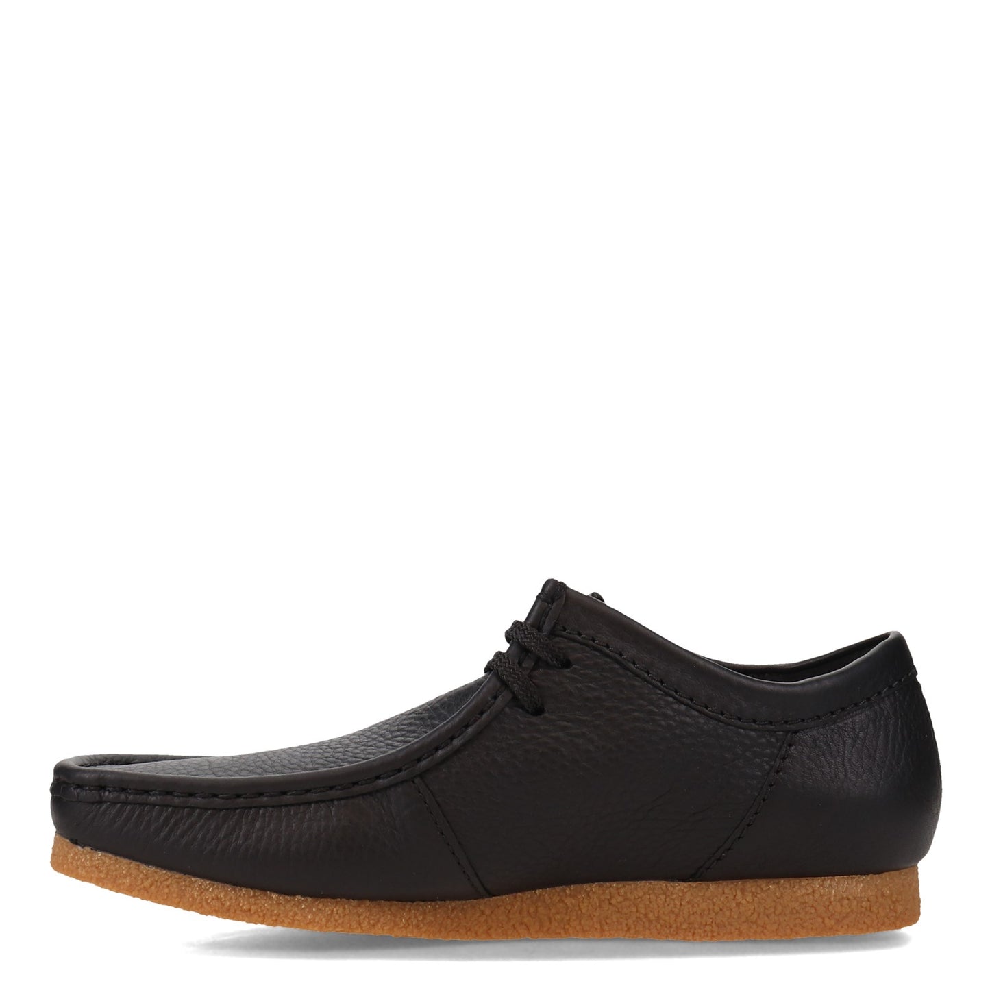 Peltz Shoes Men's Clarks Shacre II Run Shoe BLACK LEATHER 26163598