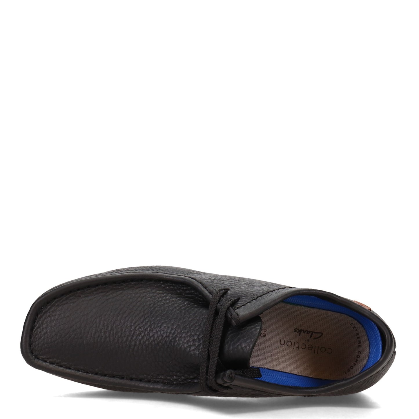 Peltz Shoes Men's Clarks Shacre II Run Shoe BLACK LEATHER 26163598