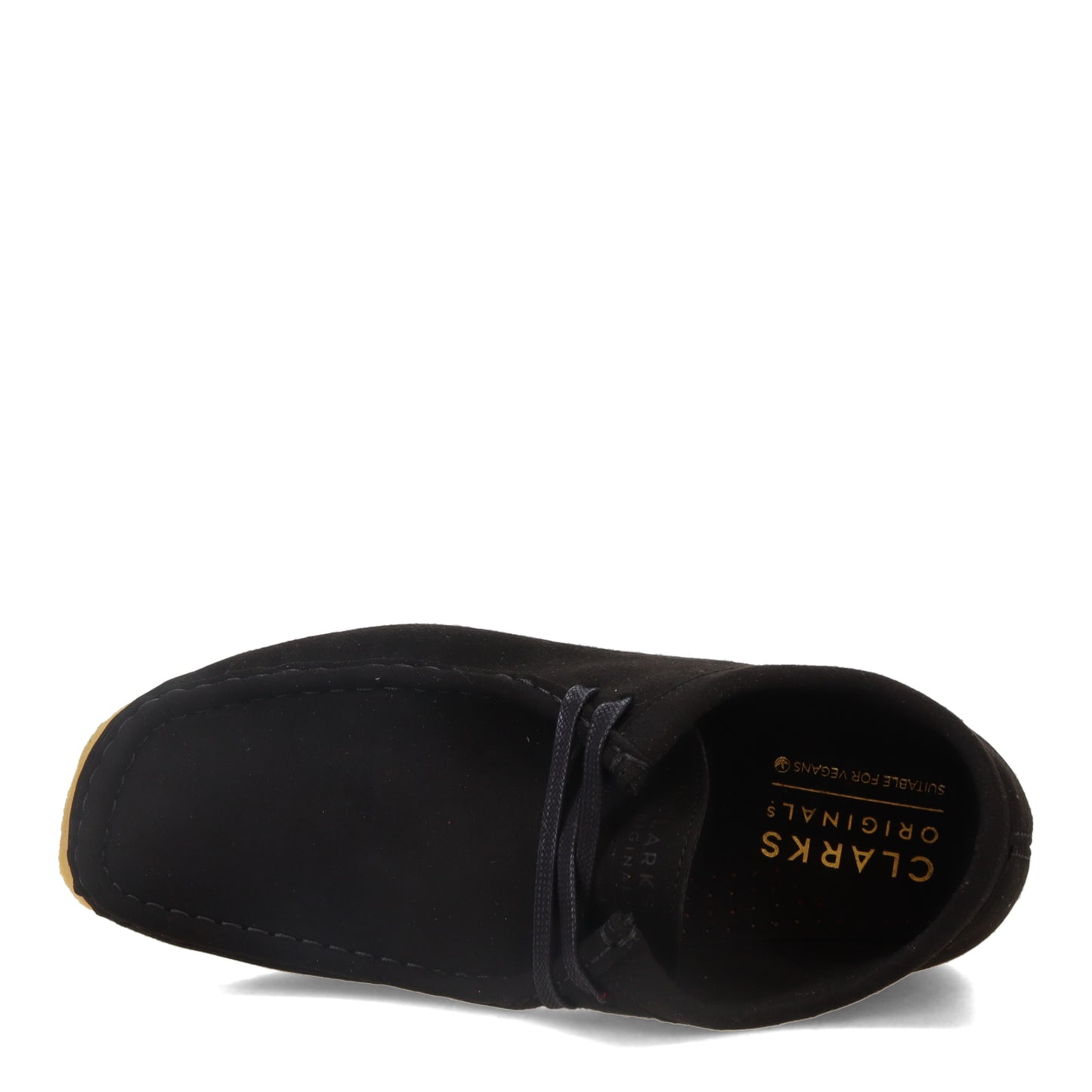 Peltz Shoes Men's Clarks Wallabee 2 Chukka Boot Vegan Black 26163711