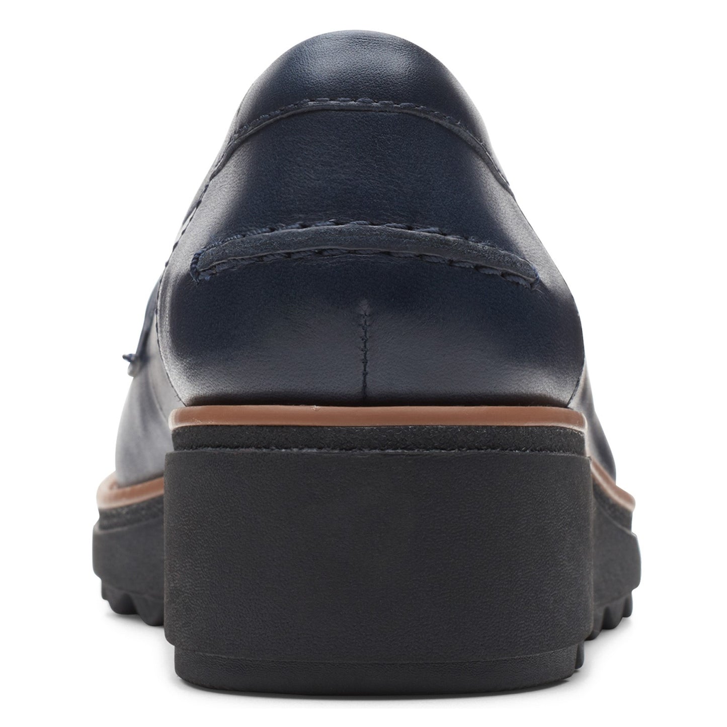 Peltz Shoes Women's Clarks Sharon Gracie Loafer NAVY MULTI 26164079