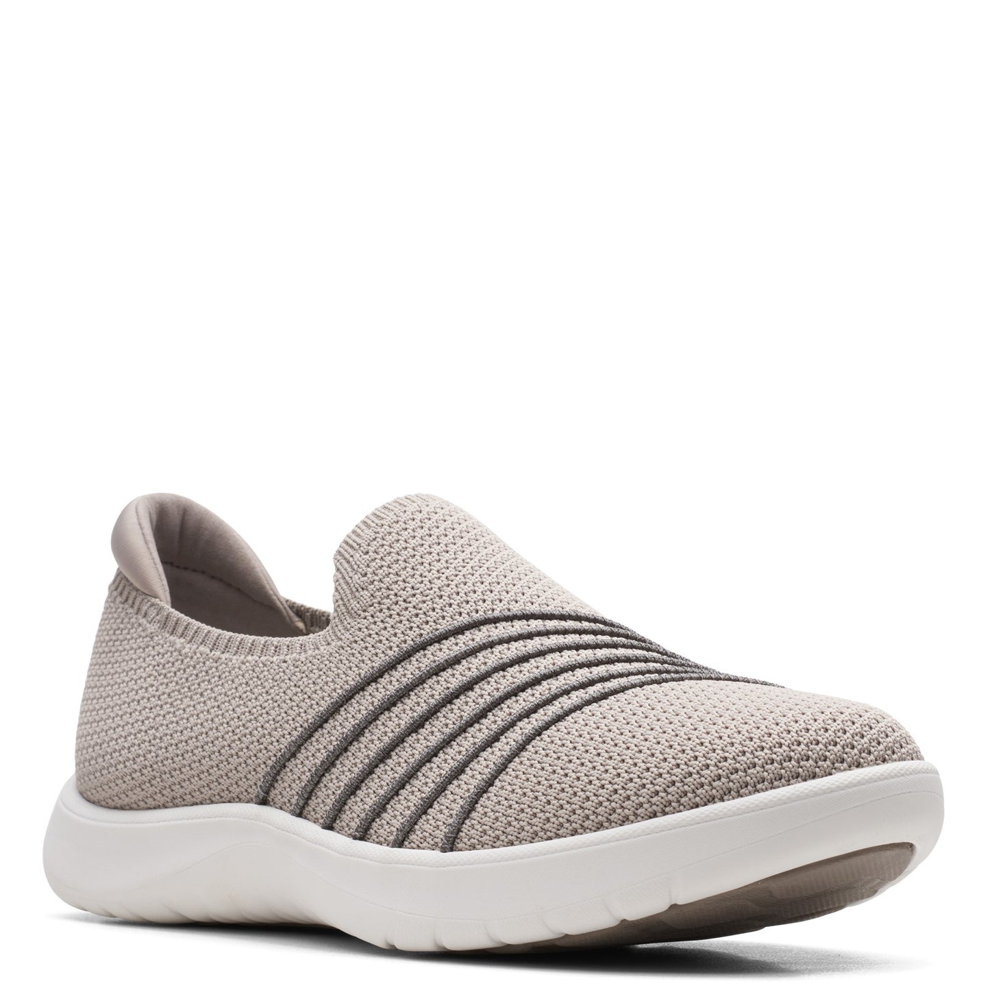 Peltz Shoes Women's Clarks Adella Step Slip-On STONE 26164150