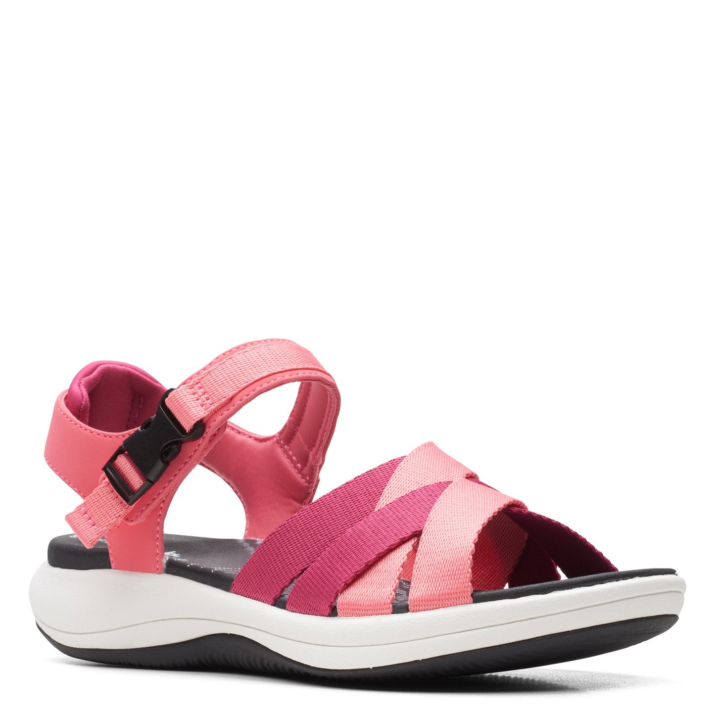 Peltz Shoes Women's Clarks Mira Tide Sandal CORAL 26164566