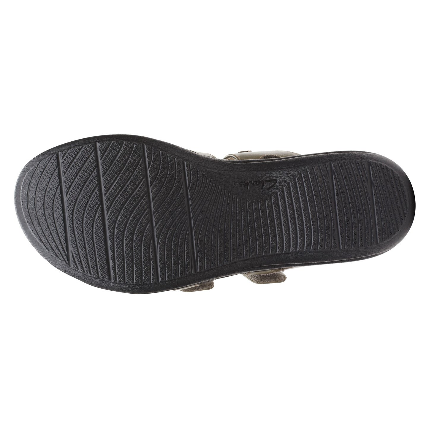 Peltz Shoes Women's Clarks Laurieann Cove Sandal OLIVE 26164597