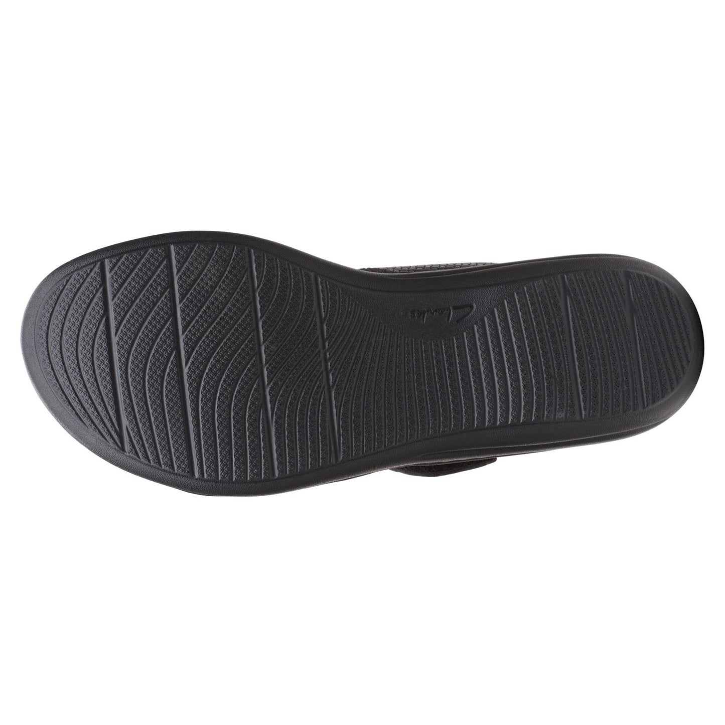 Peltz Shoes Women's Clarks Laurieann Edge Sandal BLACK 26164599