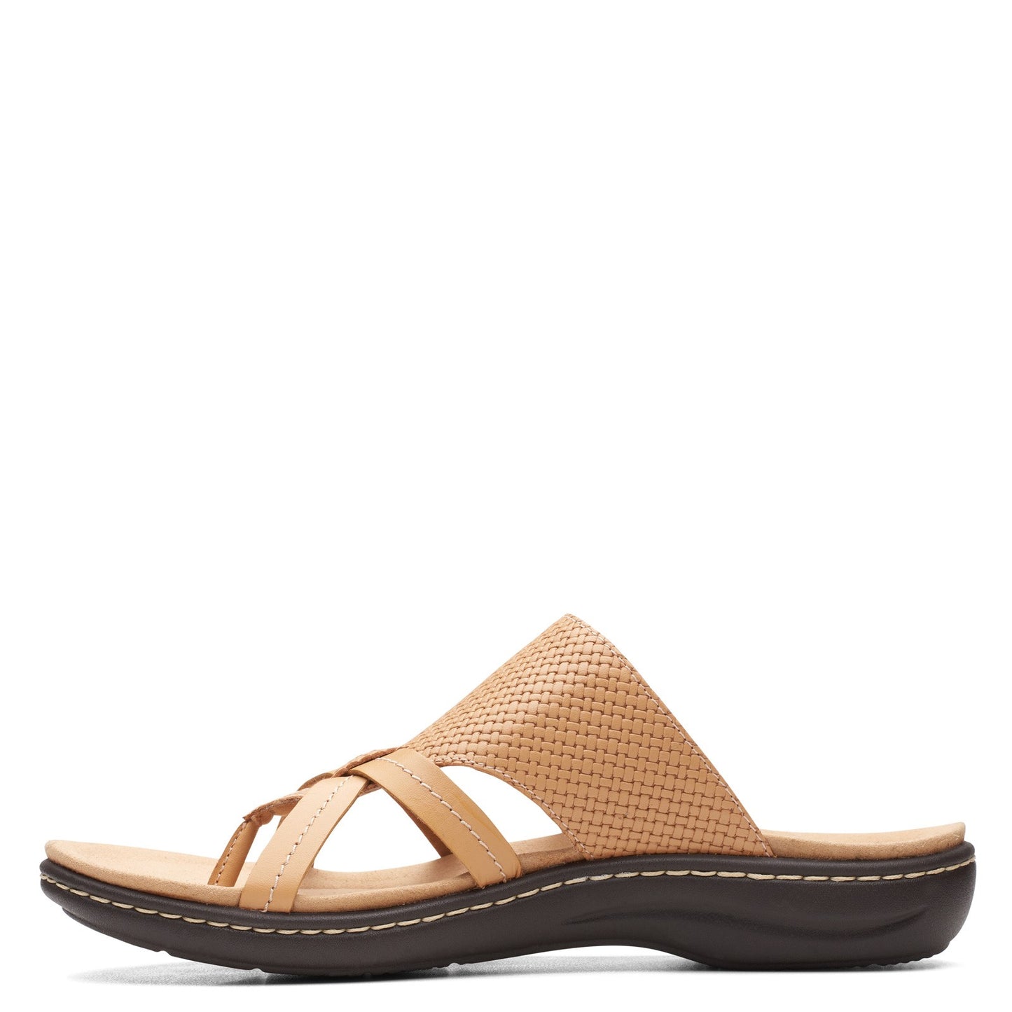 Peltz Shoes Women's Clarks Laurieann Edge Sandal TAN 26164600