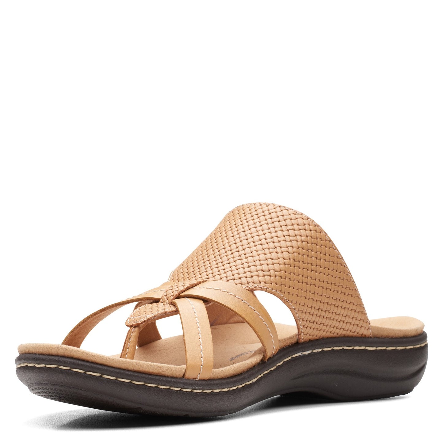 Peltz Shoes Women's Clarks Laurieann Edge Sandal TAN 26164600