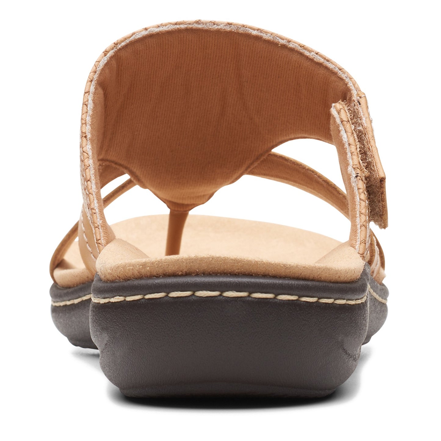 Peltz Shoes Women's Clarks Laurieann Edge Sandal TAN 26164600