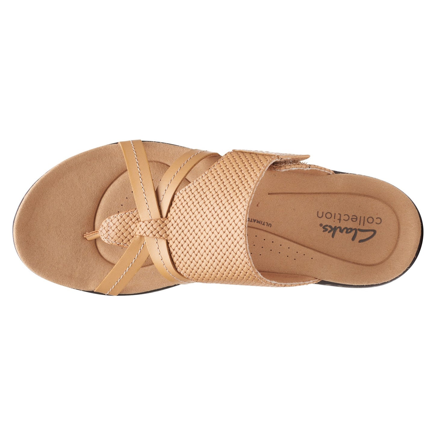Peltz Shoes Women's Clarks Laurieann Edge Sandal TAN 26164600