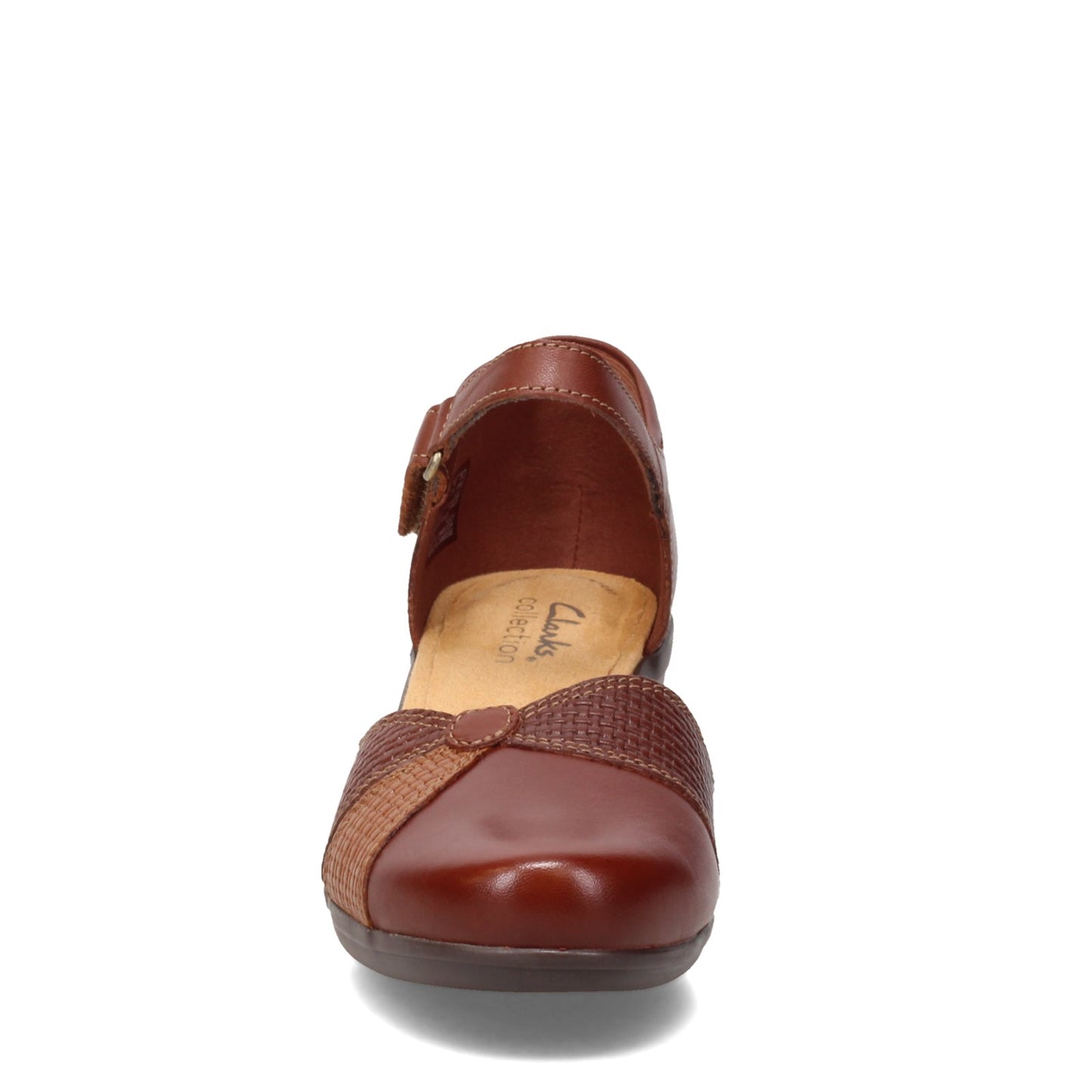 Peltz Shoes Women's Clarks Emily Rae Pump TAN 26164675
