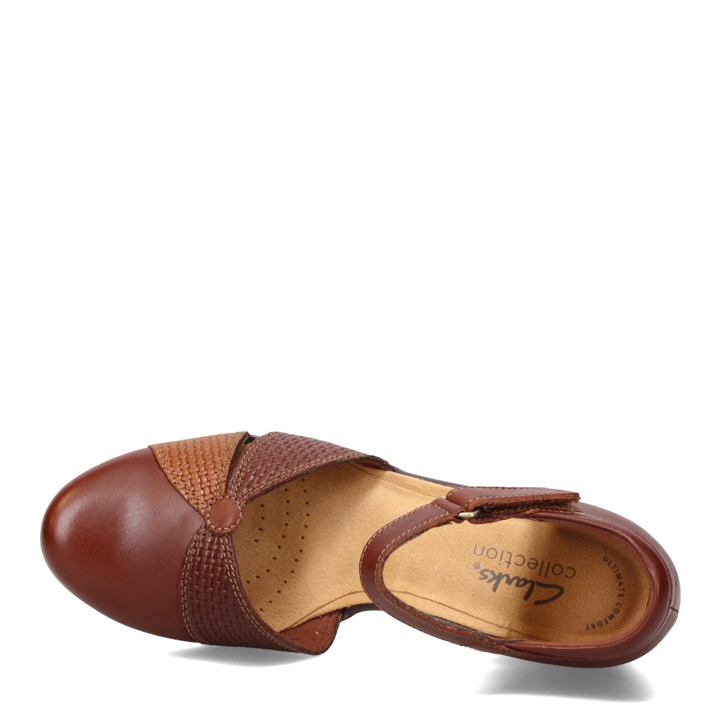 Peltz Shoes Women's Clarks Emily Rae Pump TAN 26164675