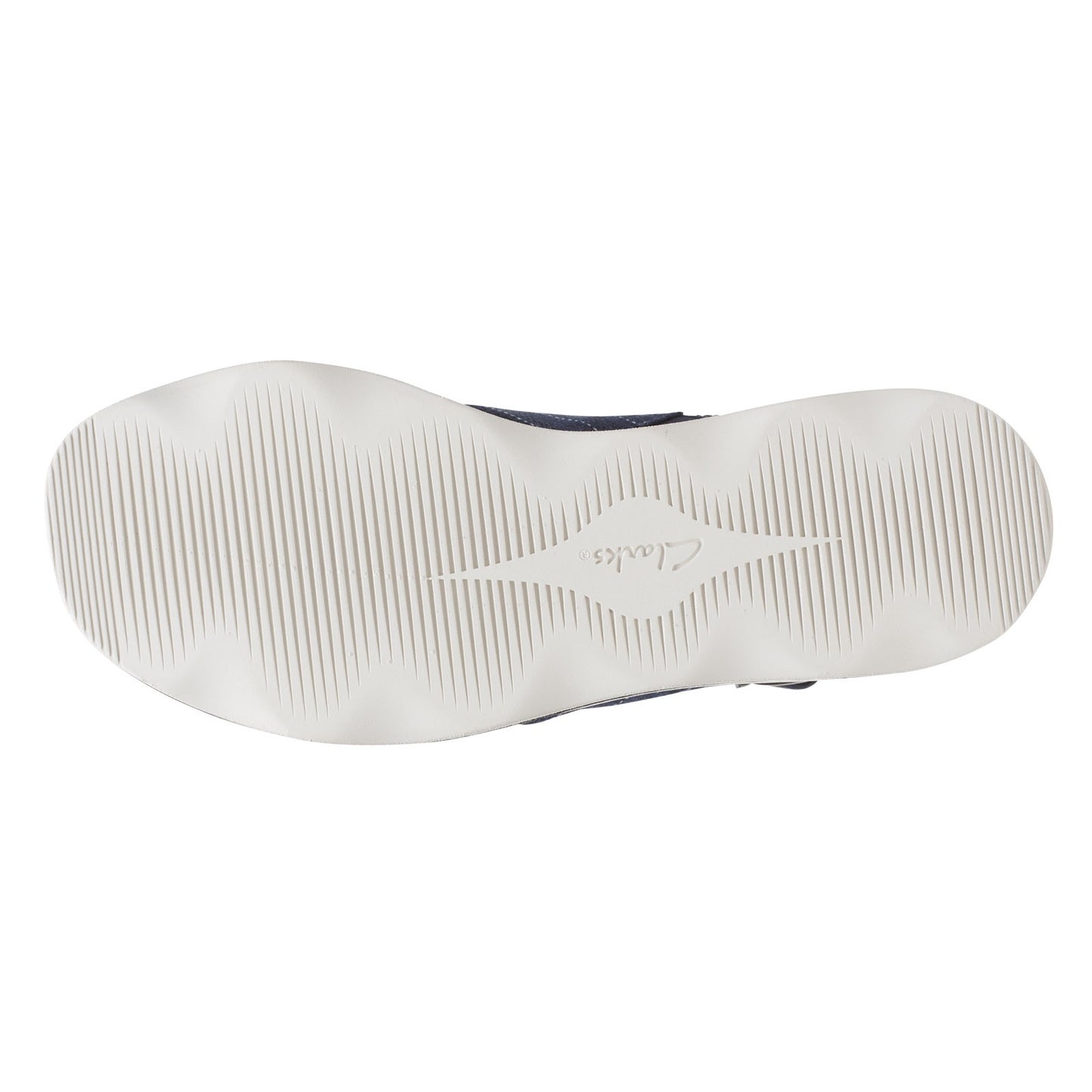 Peltz Shoes Women's Clarks Clara Cove Sandal NAVY 26164725