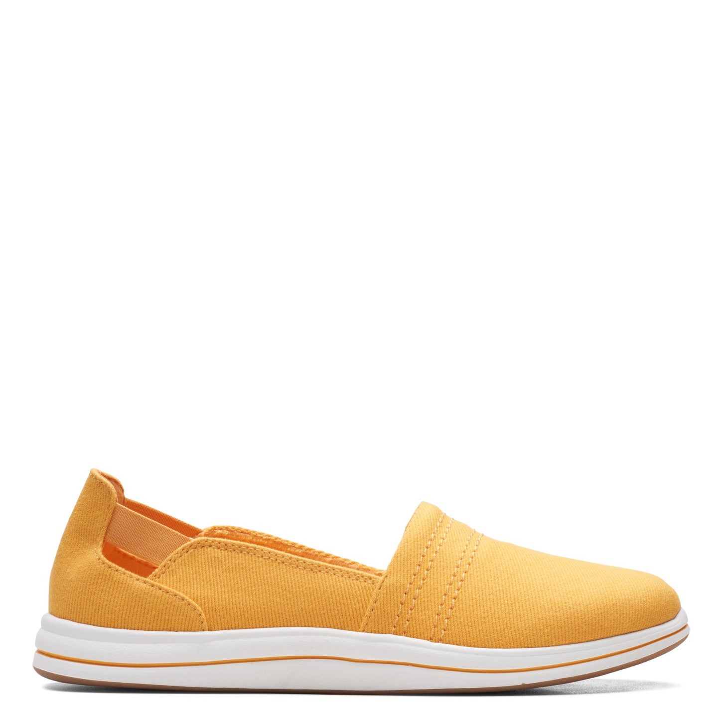 Peltz Shoes Women's Clarks Breeze Step Slip-On YELLOW 26164786