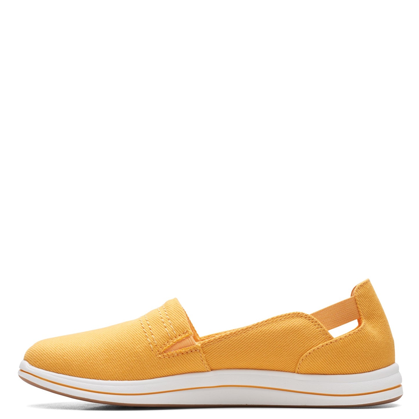 Peltz Shoes Women's Clarks Breeze Step Slip-On YELLOW 26164786