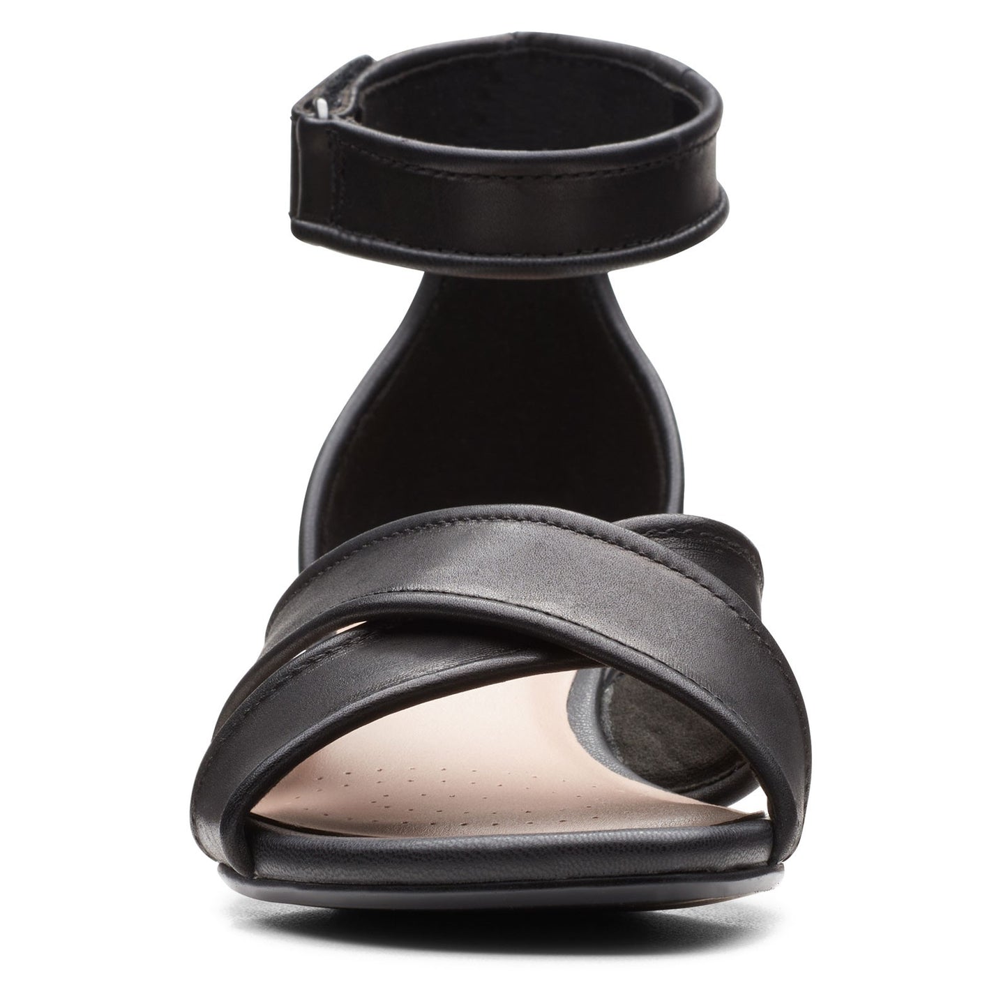 Peltz Shoes Women's Clarks Caroleigh Rise Sandal BLACK 26164861