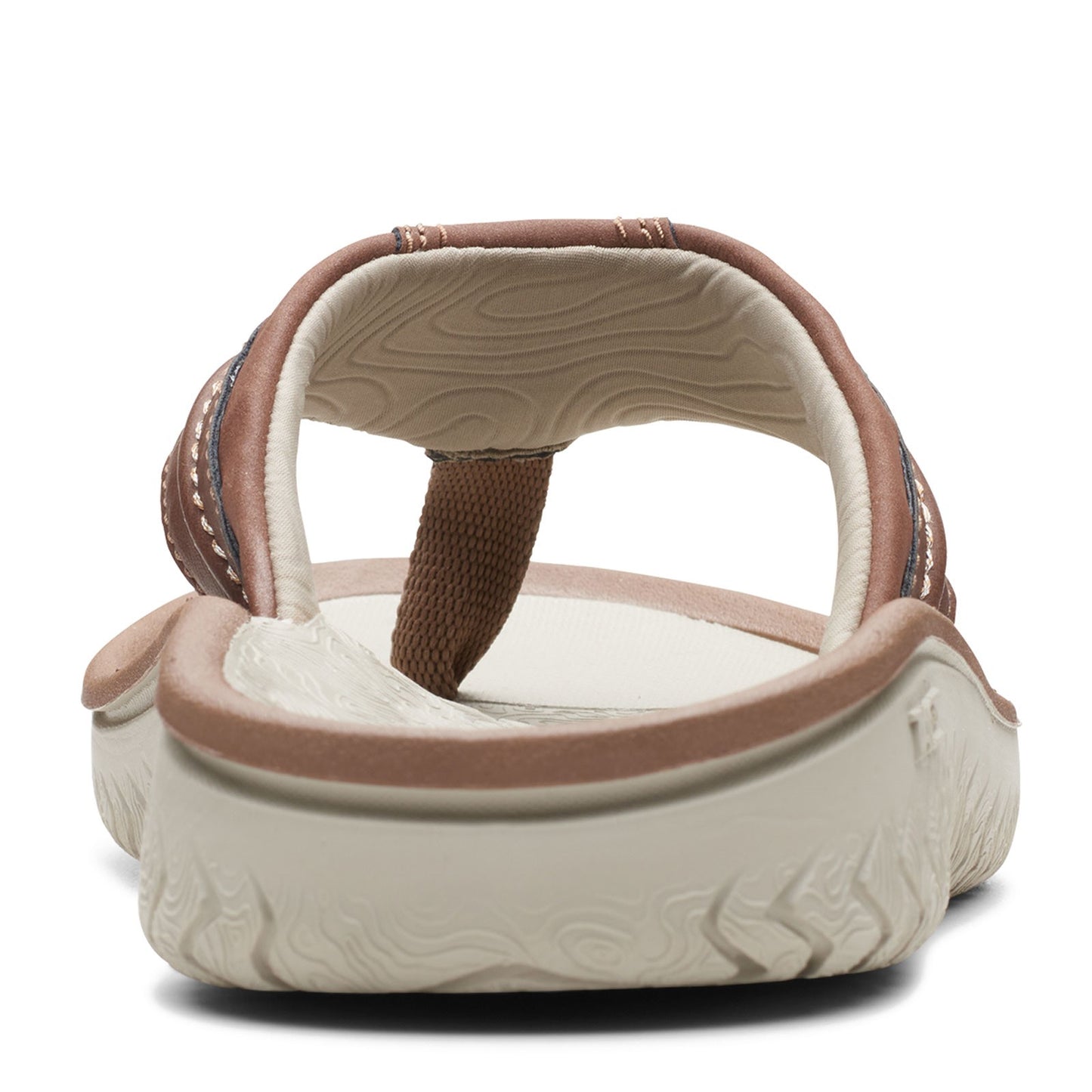 Peltz Shoes Men's Clarks Wesley Post Sandal TAN 26164873