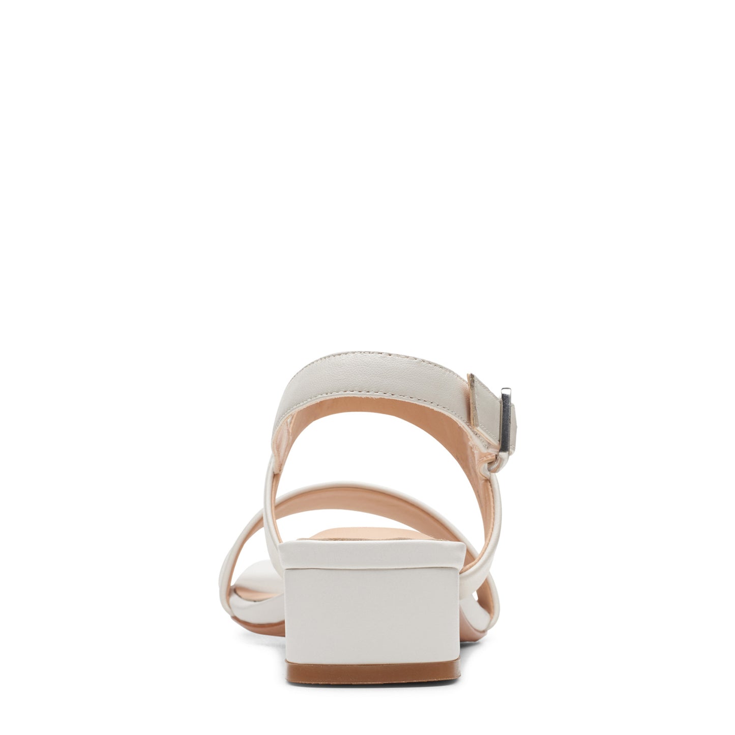 Peltz Shoes Women's Clarks Seren 25 Strap Sandal white 26164894