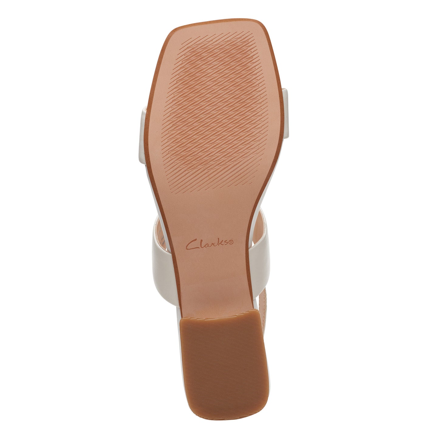 Peltz Shoes Women's Clarks Seren 25 Strap Sandal white 26164894