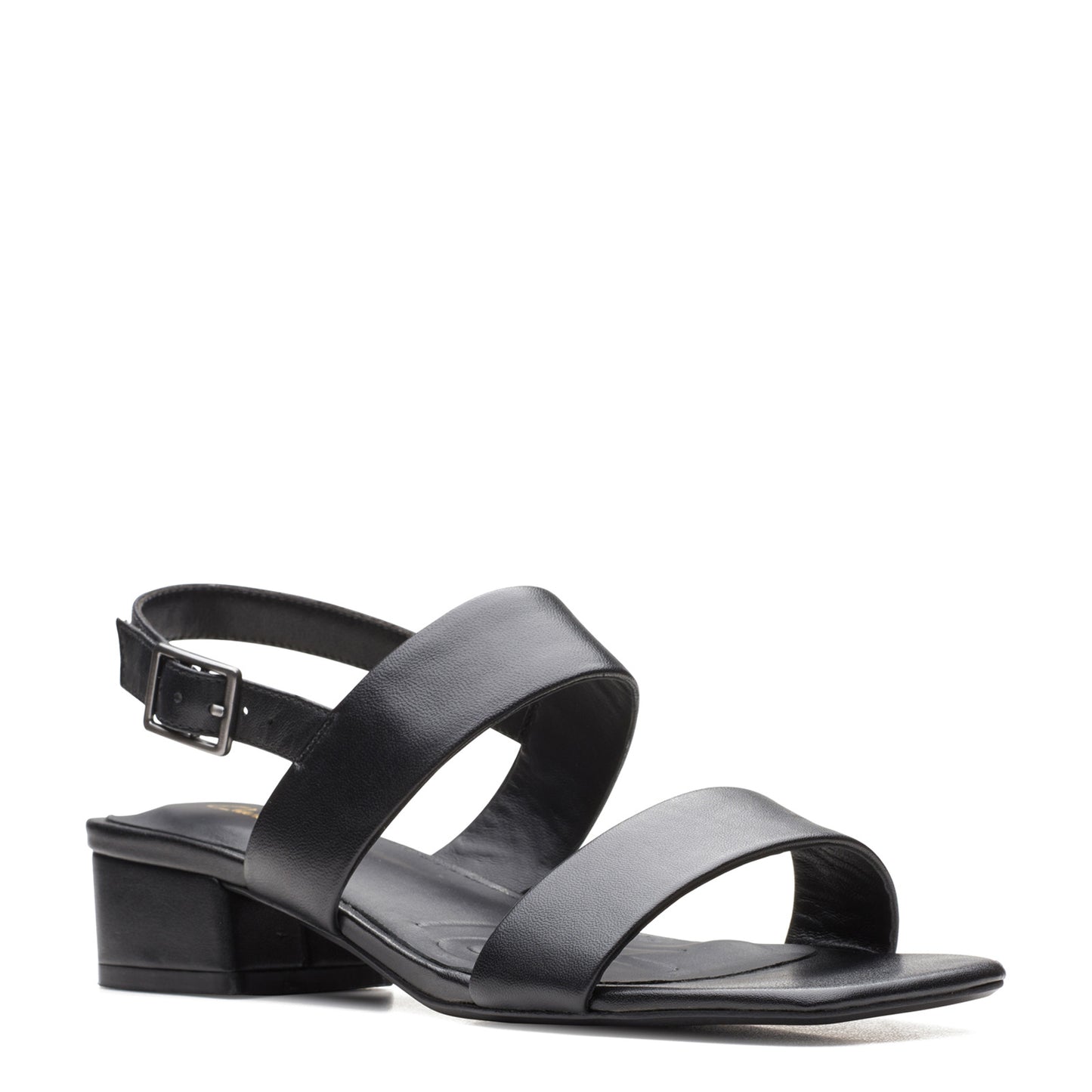 Peltz Shoes Women's Clarks Seren 25 Strap Sandal black 26164896