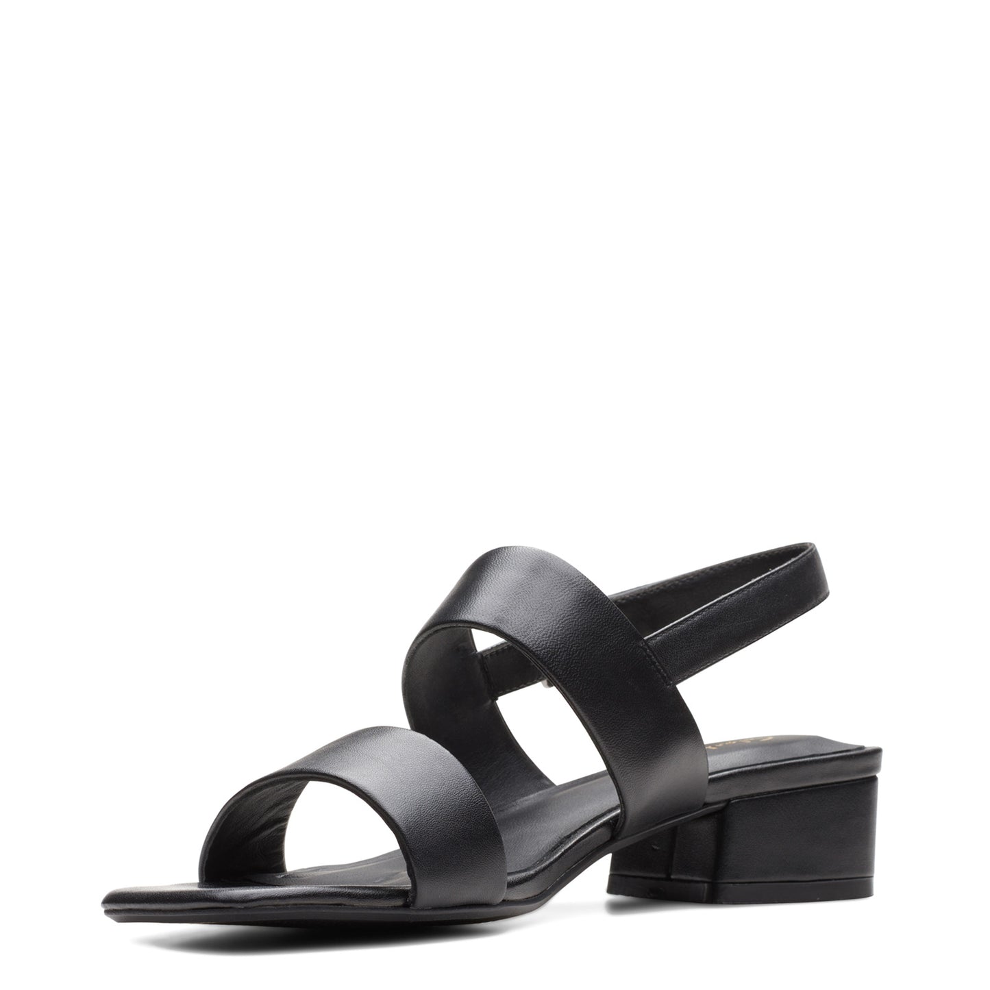 Peltz Shoes Women's Clarks Seren 25 Strap Sandal black 26164896