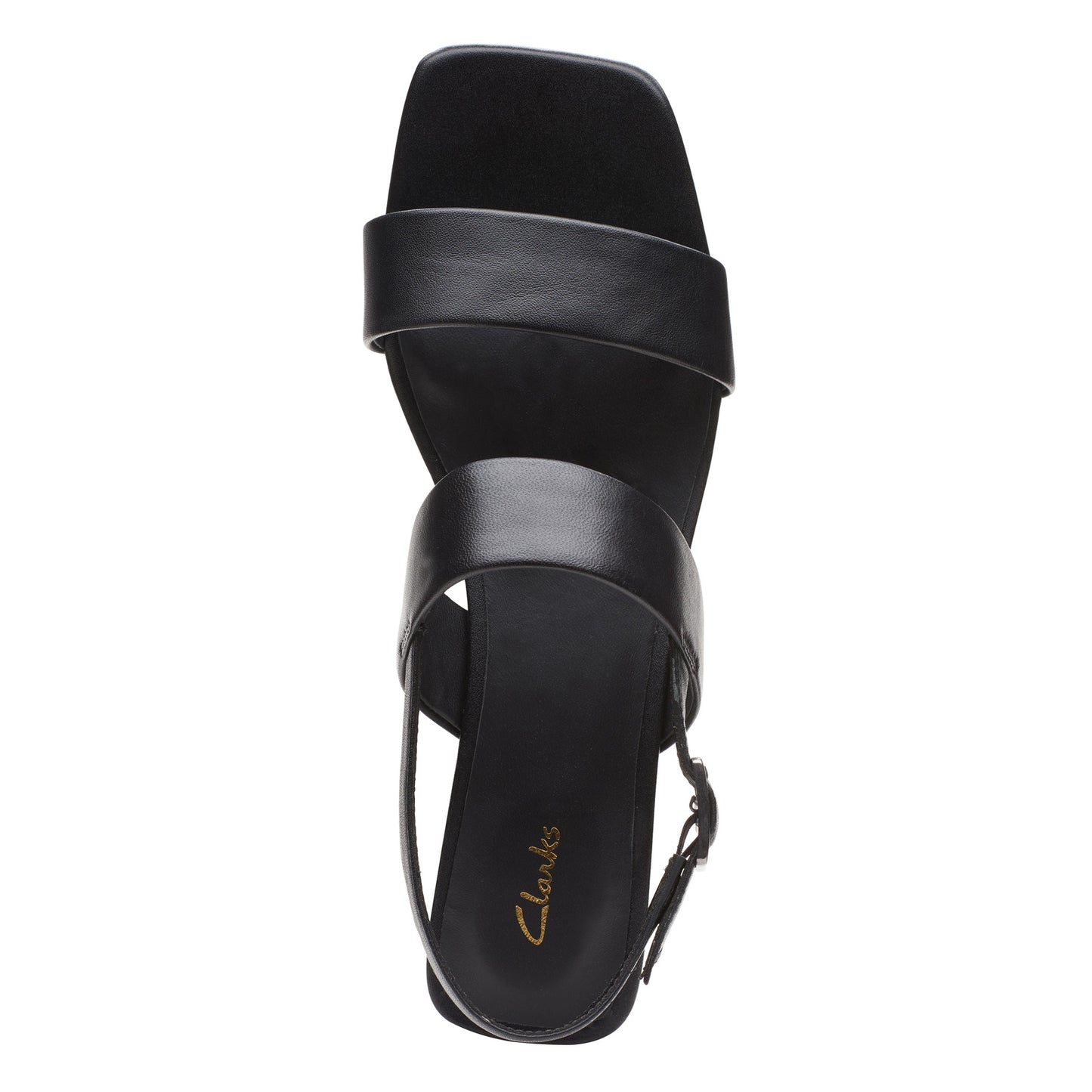 Peltz Shoes Women's Clarks Seren 25 Strap Sandal black 26164896