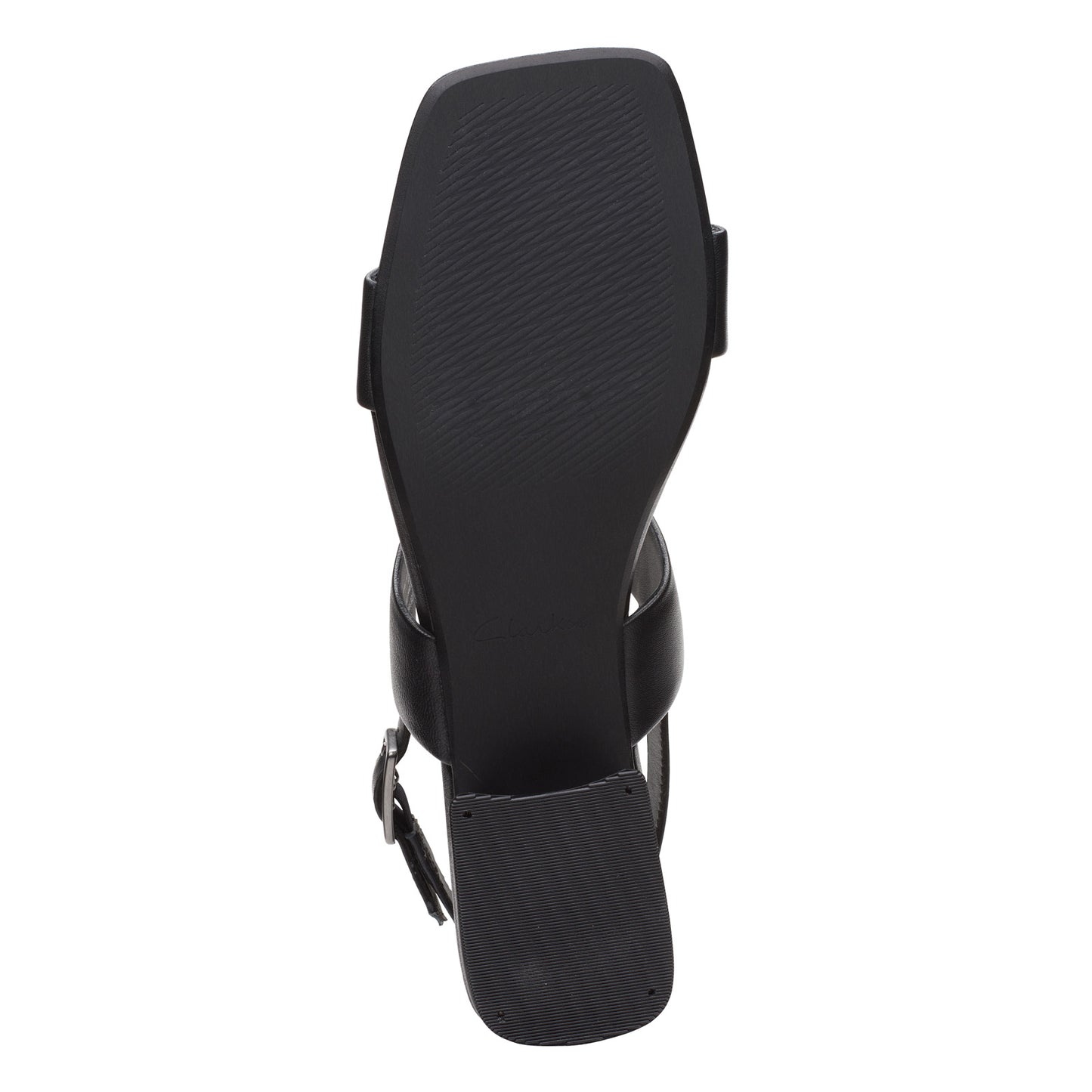 Peltz Shoes Women's Clarks Seren 25 Strap Sandal black 26164896