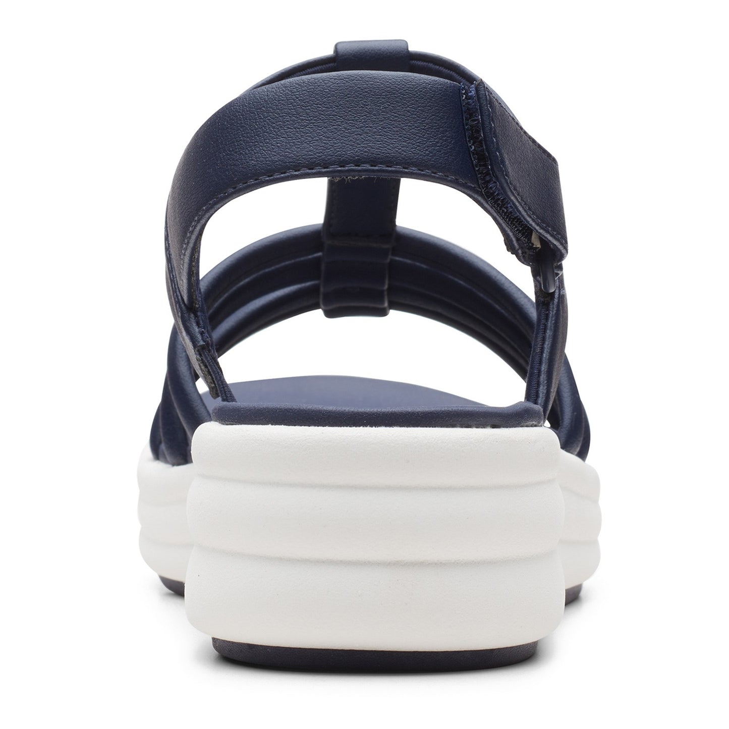 Peltz Shoes Women's Clarks Drift Ease Sandal NAVY 26164969