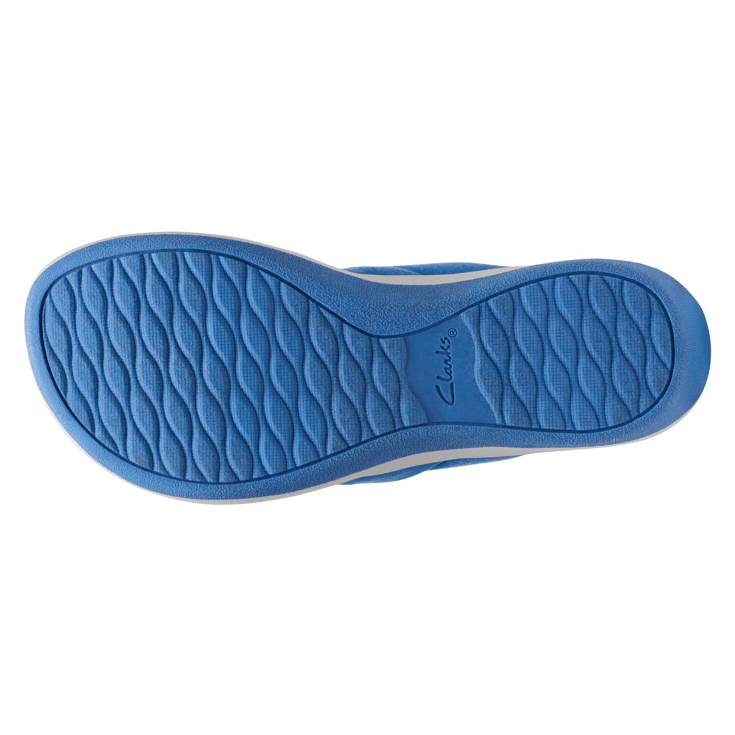Peltz Shoes Women's Clarks Arla Kaylie Sandal BLUE 26165061