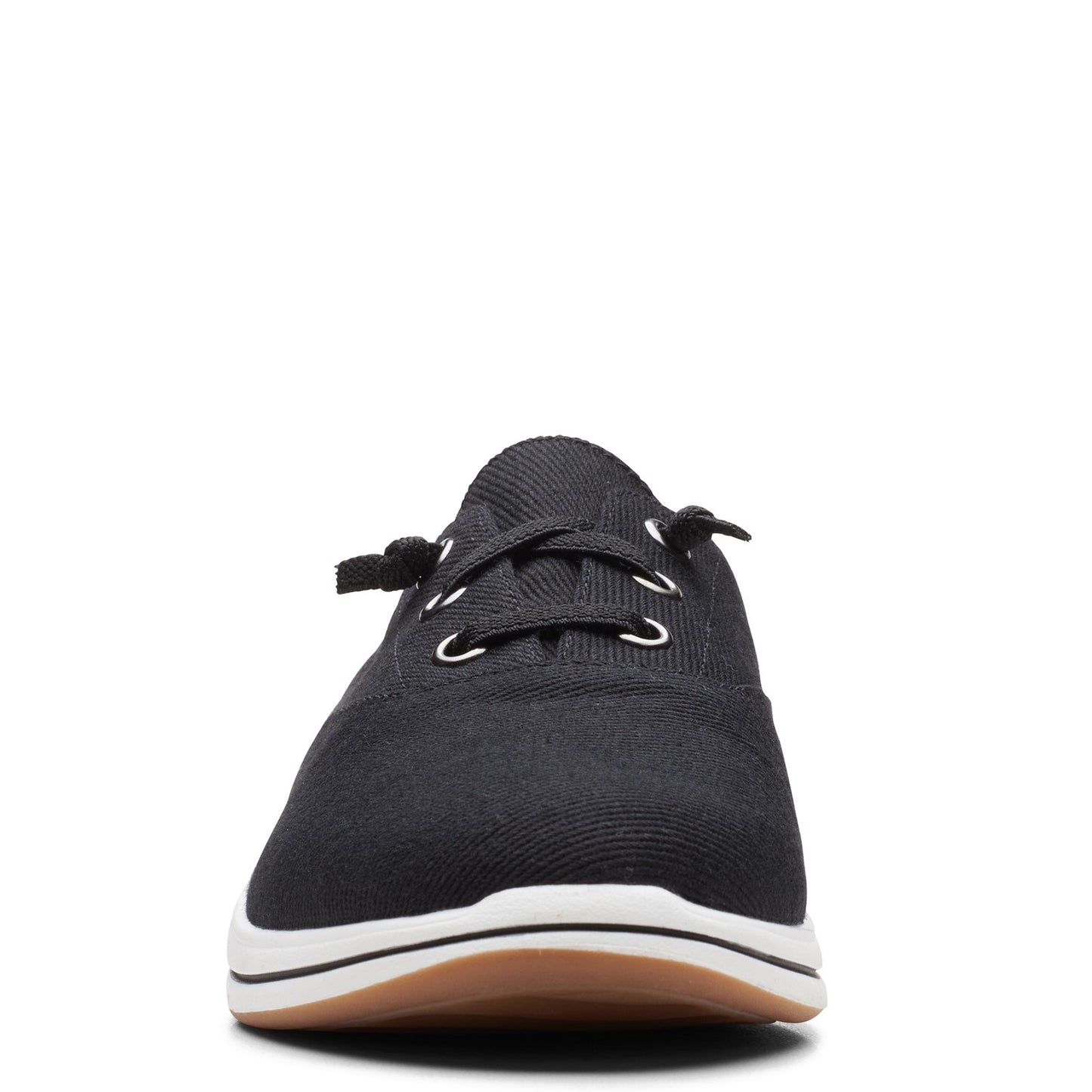 Peltz Shoes Women's Clarks Breeze Ave Sneaker BLACK 26165088