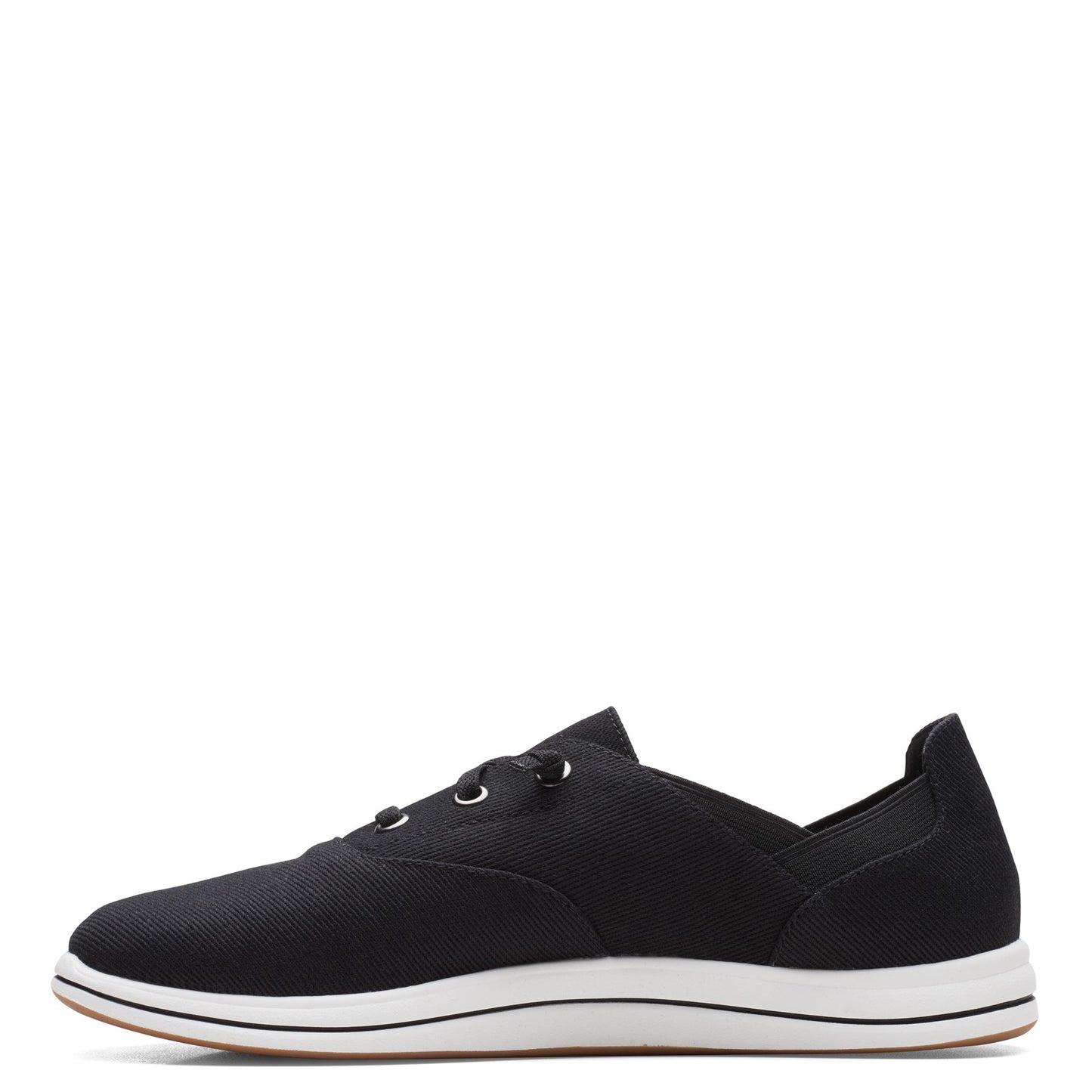 Peltz Shoes Women's Clarks Breeze Ave Sneaker BLACK 26165088