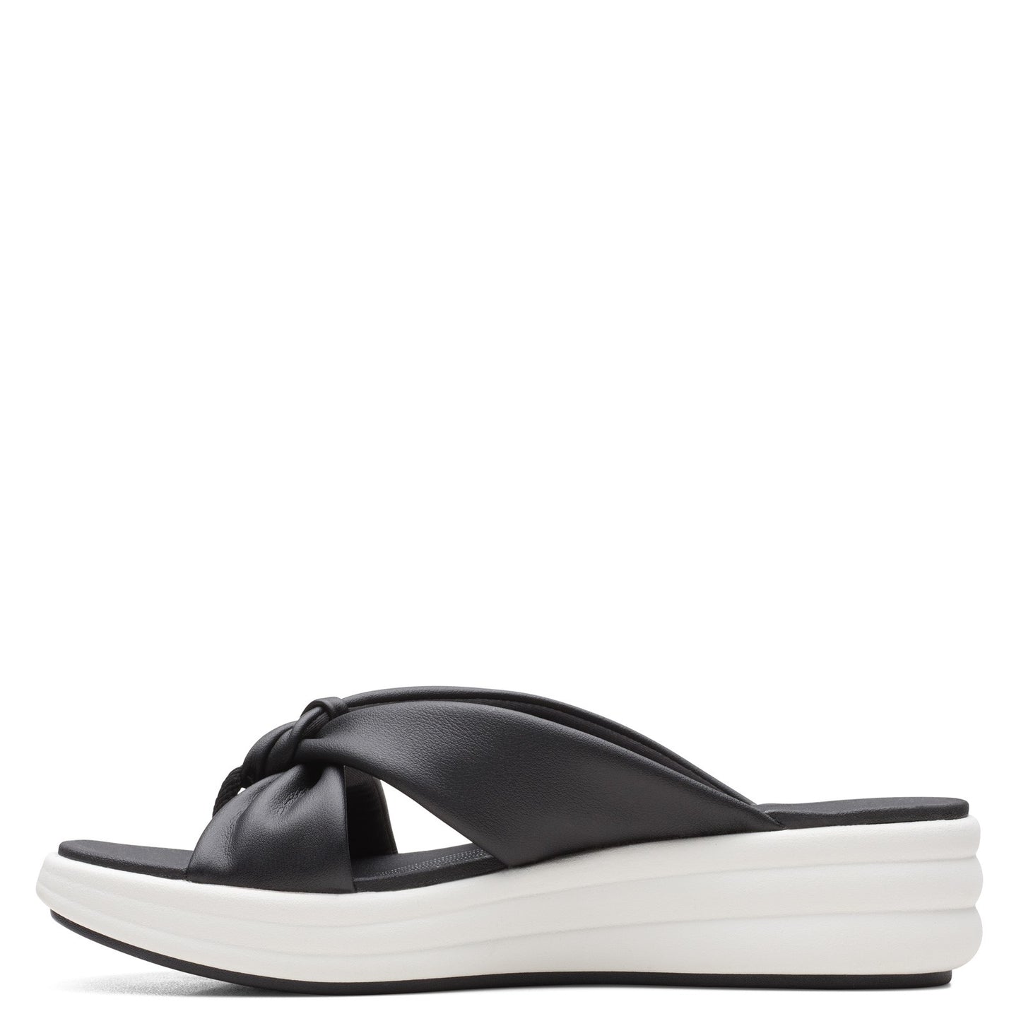 Peltz Shoes Women's Clarks Drift Ave Sandal BLACK 26165119