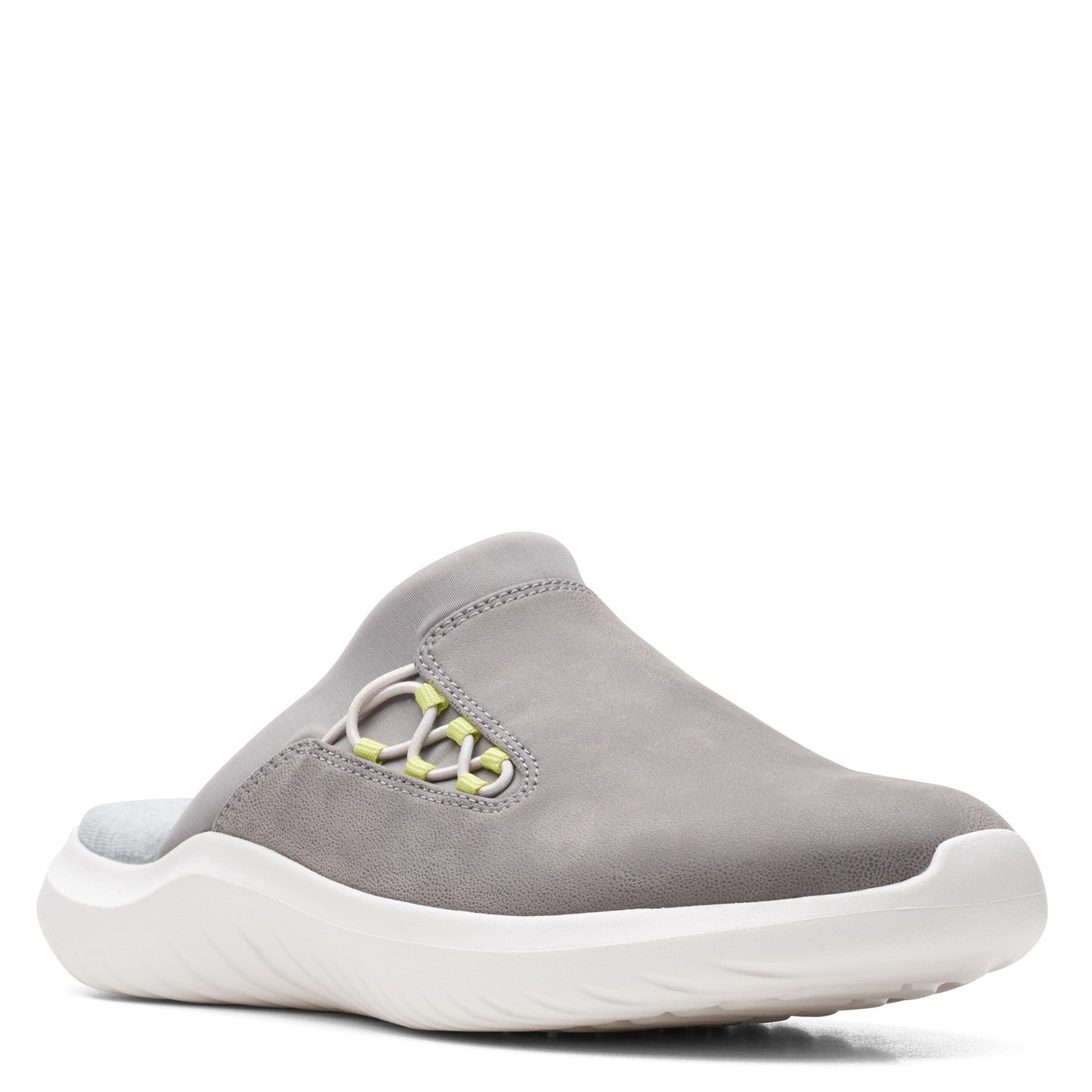 Peltz Shoes Women's Clarks Nova Ease Clog GREY 26165134