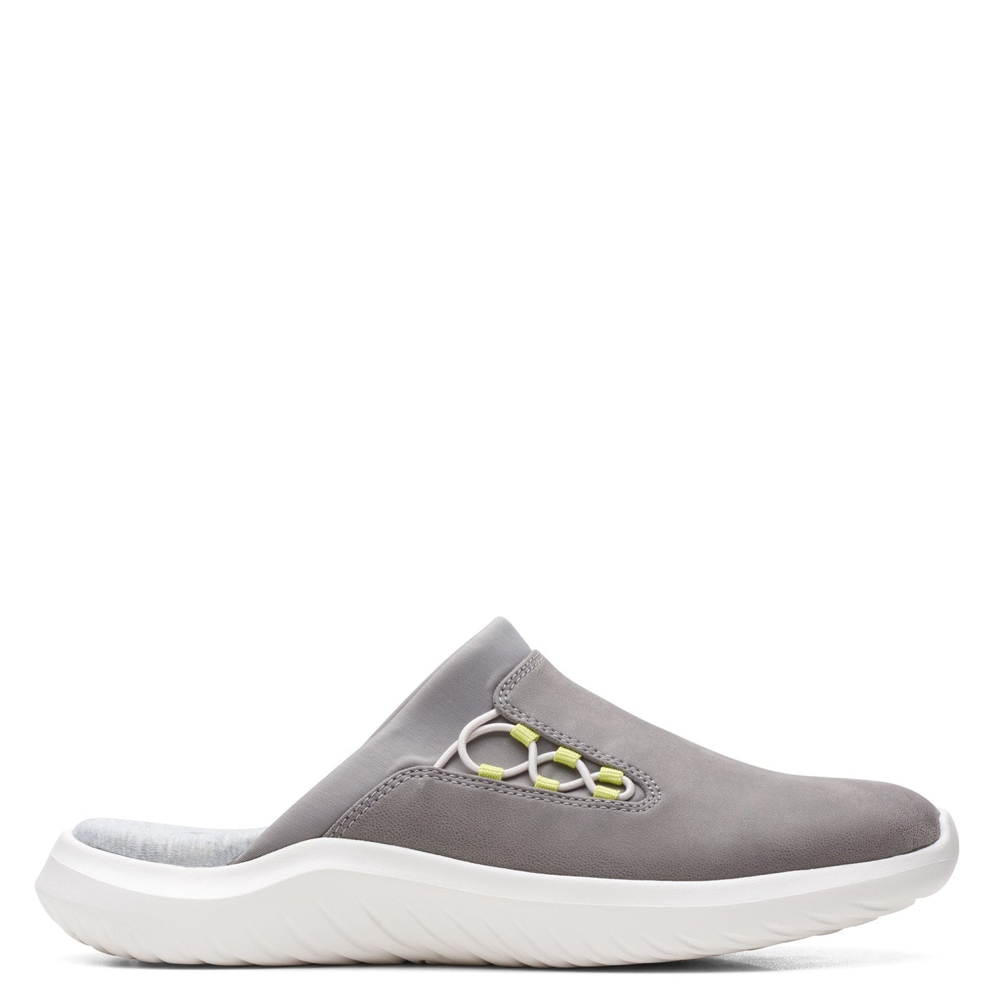 Peltz Shoes Women's Clarks Nova Ease Clog GREY 26165134