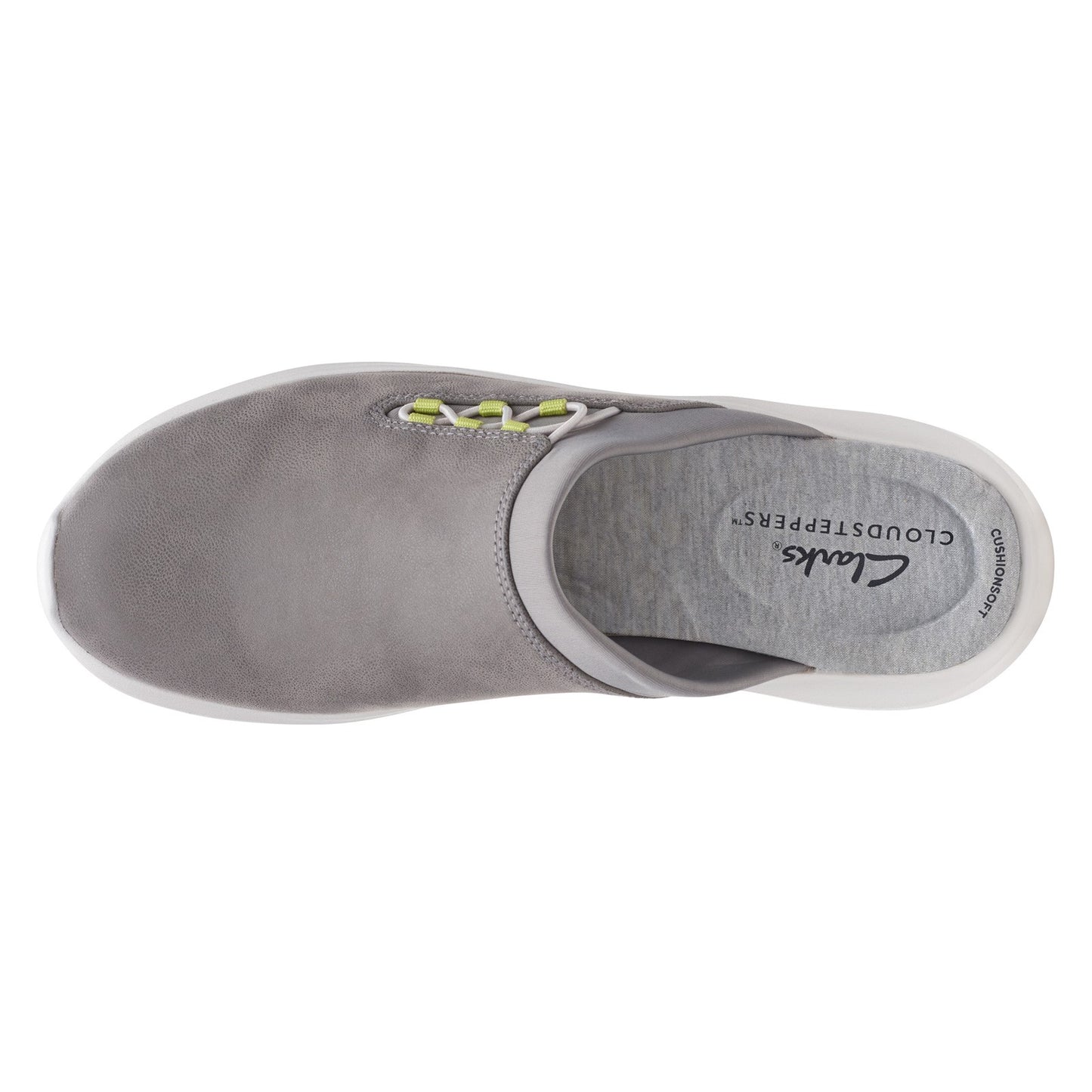 Peltz Shoes Women's Clarks Nova Ease Clog GREY 26165134