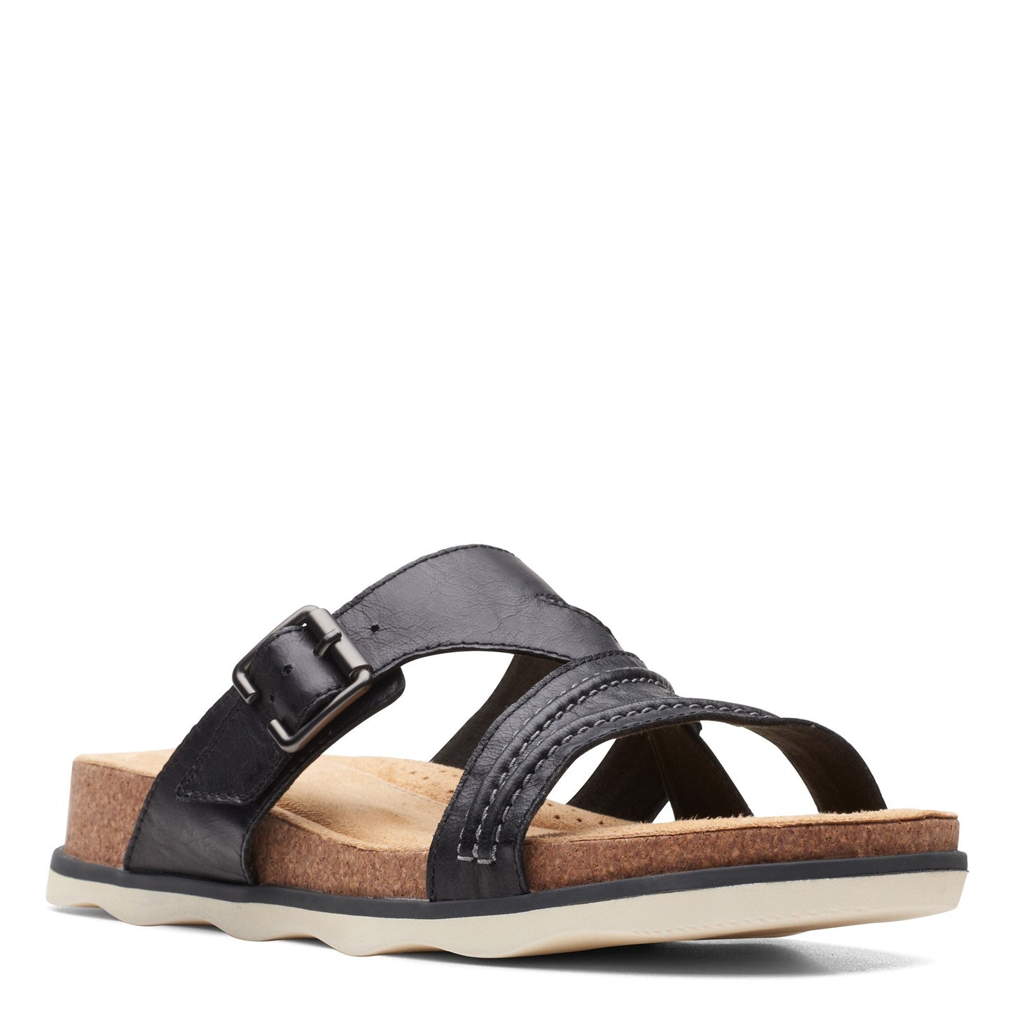 Peltz Shoes Women's Clarks Brynne Hope Sandal BLACK 26165166