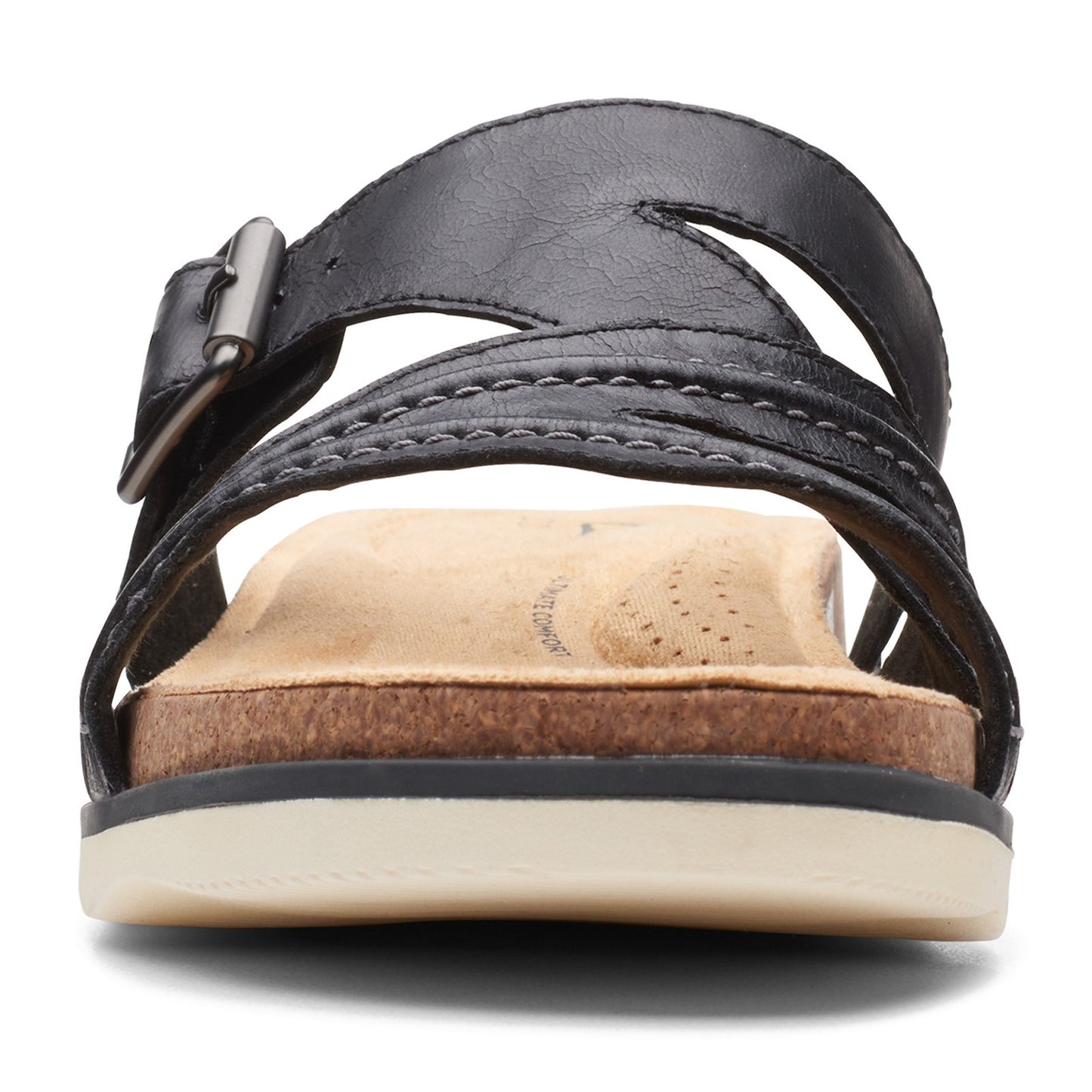 Peltz Shoes Women's Clarks Brynne Hope Sandal BLACK 26165166